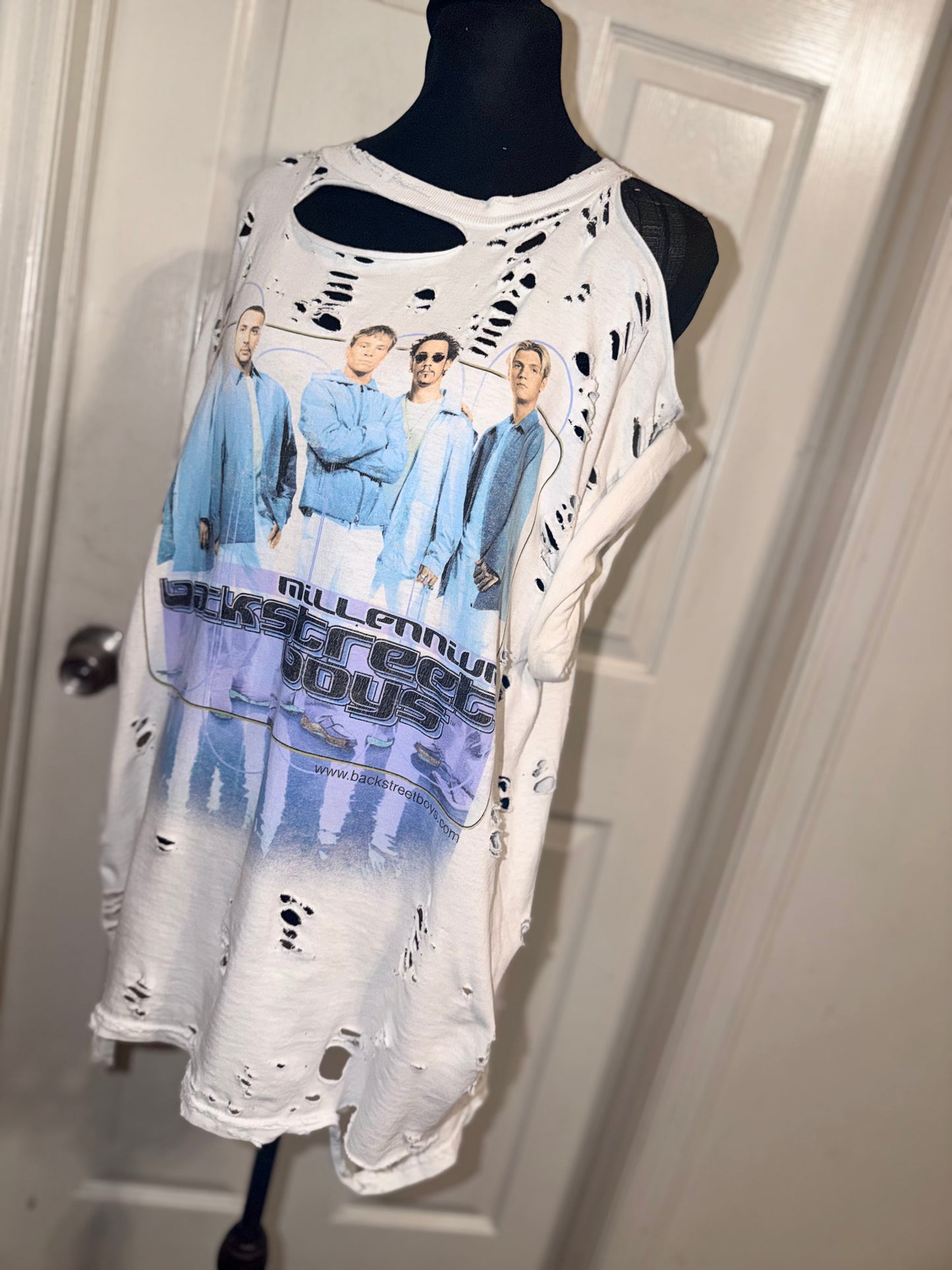Backstreet Boys Vintage Double Sided Distressed Tee (as is)