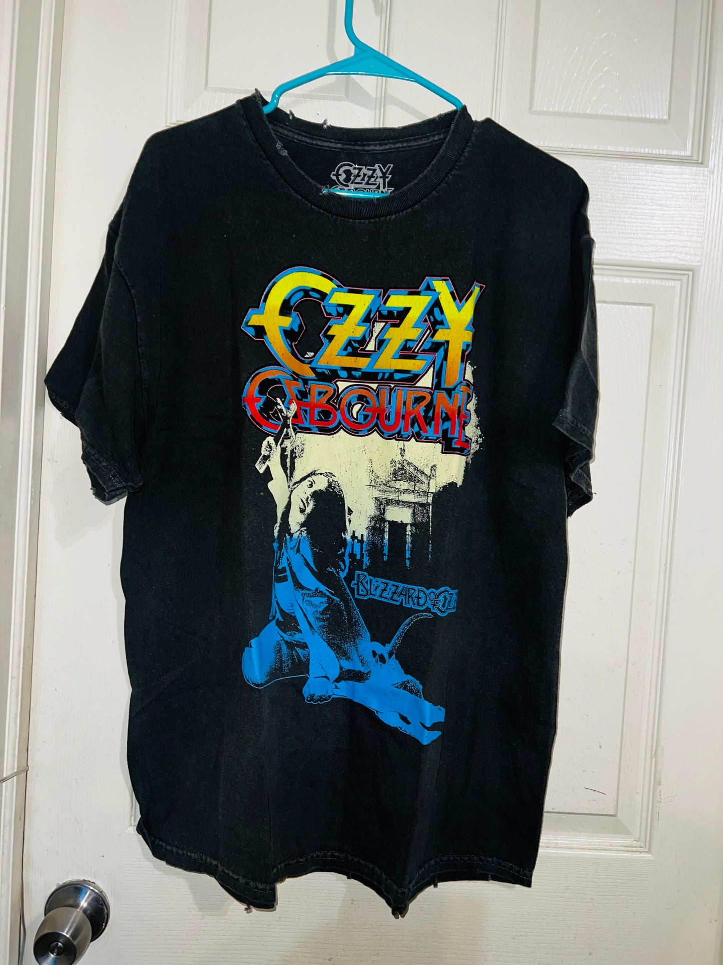 Ozzy Osbourne Oversized Distressed Tee