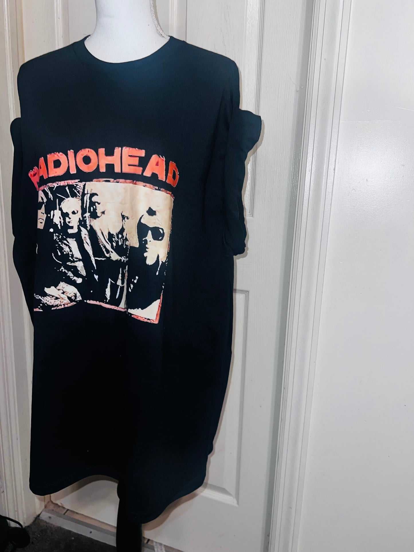 Radiohead Oversized Distressed Tee