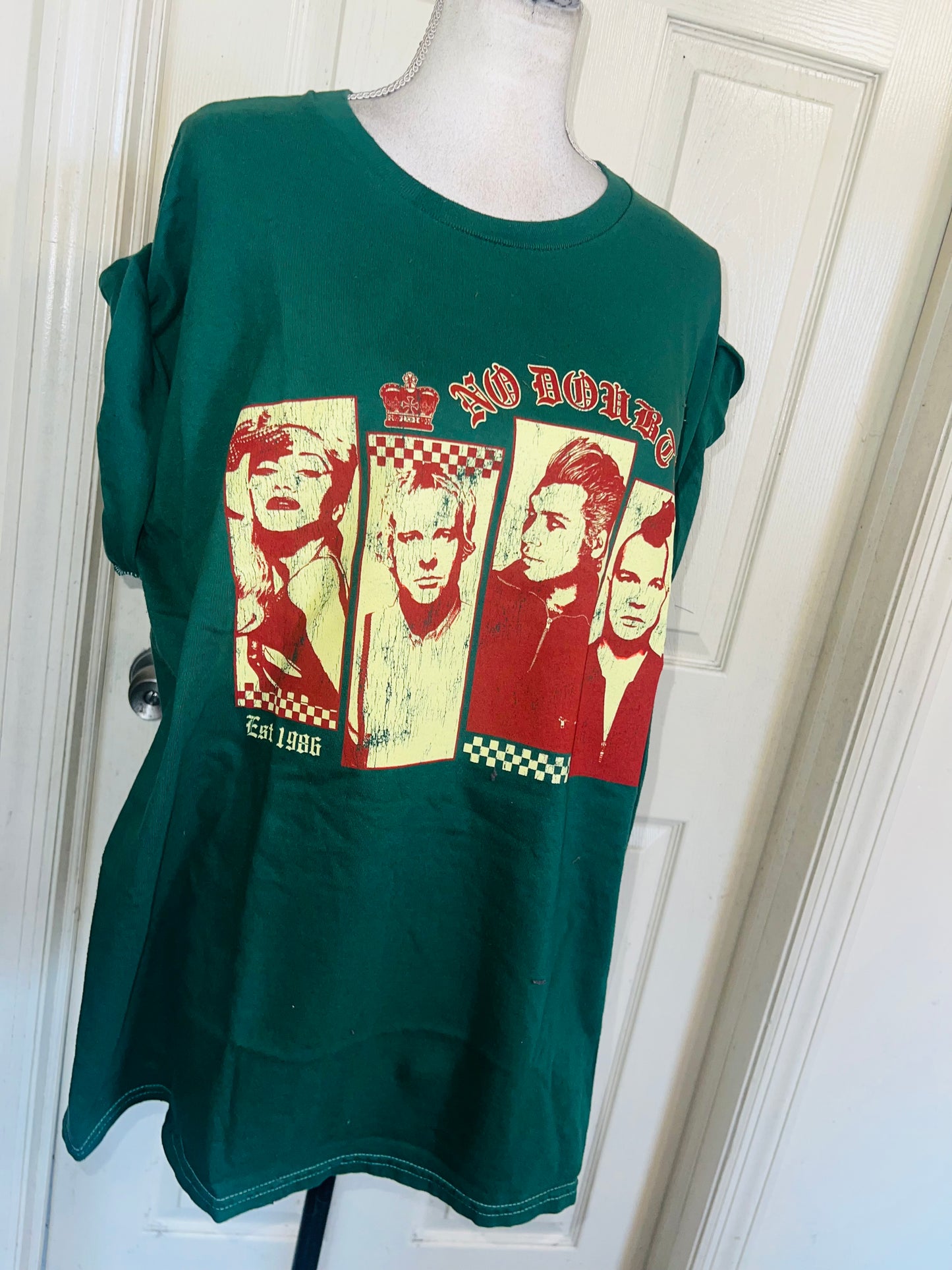 No Doubt Oversized Distressed Tee