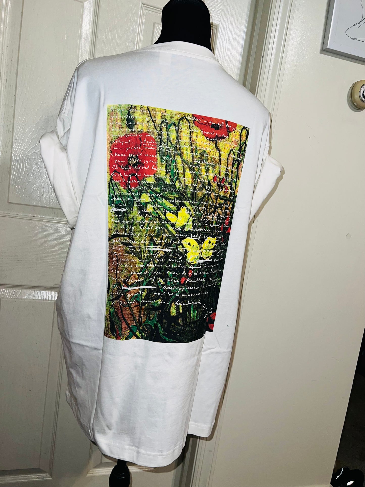 Vincent Van Gogh Double Sided Distressed Tee