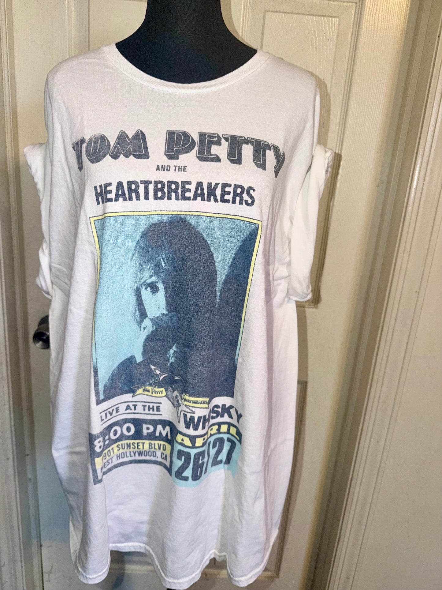 Tom Petty and the Heartbreakers Oversized Distressed Tee