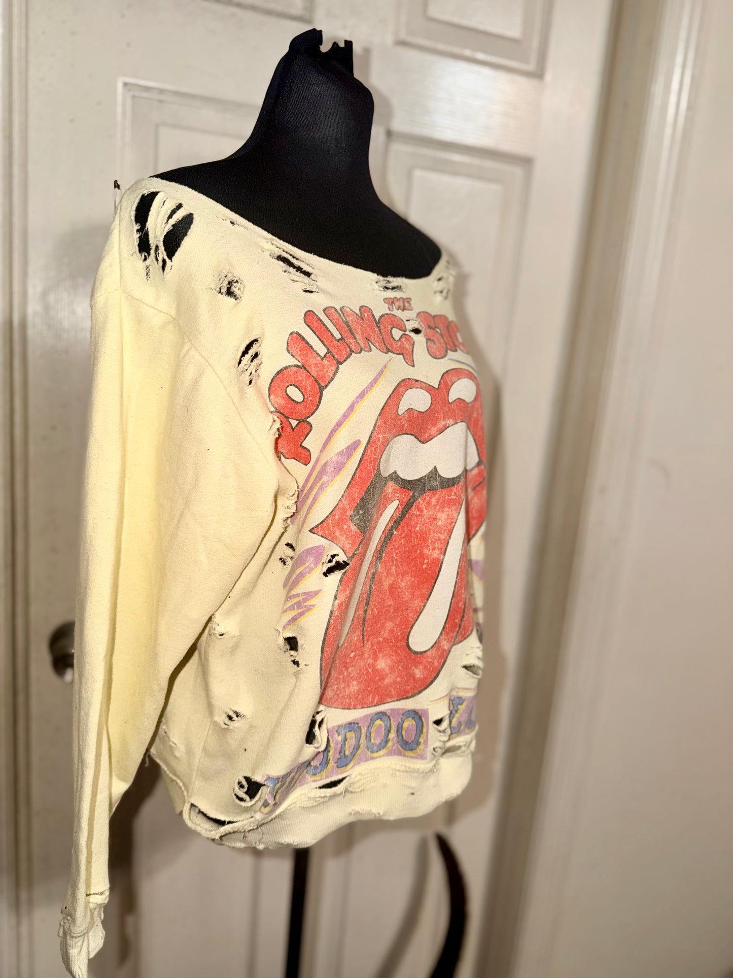 The Rolling Stones Distressed Sweatshirt