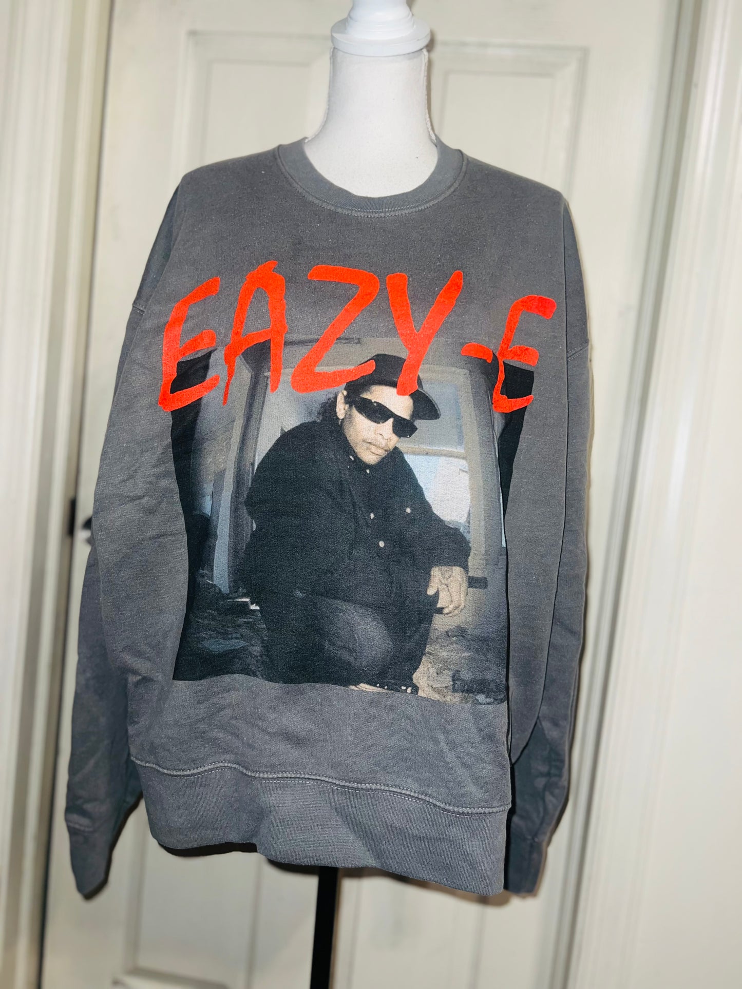 Eazy-E Oversized Distressed Sweatshirt