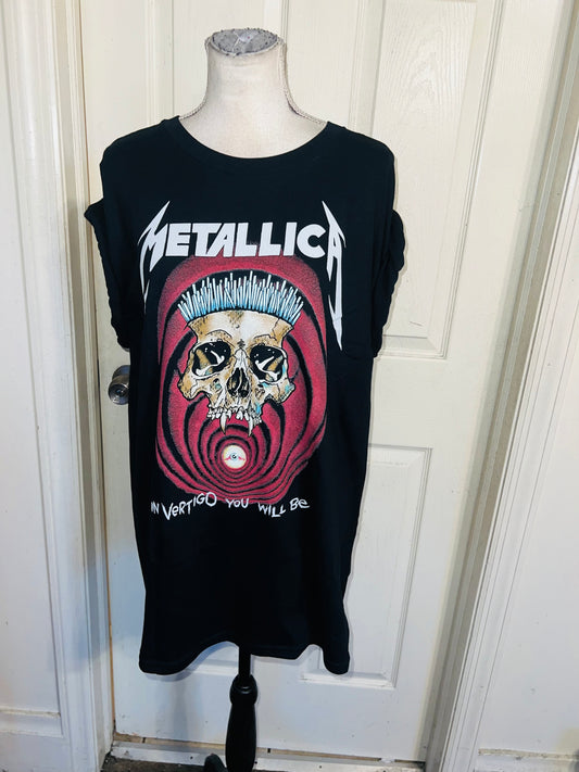 Metallica Double Sided Oversized Distressed Tee