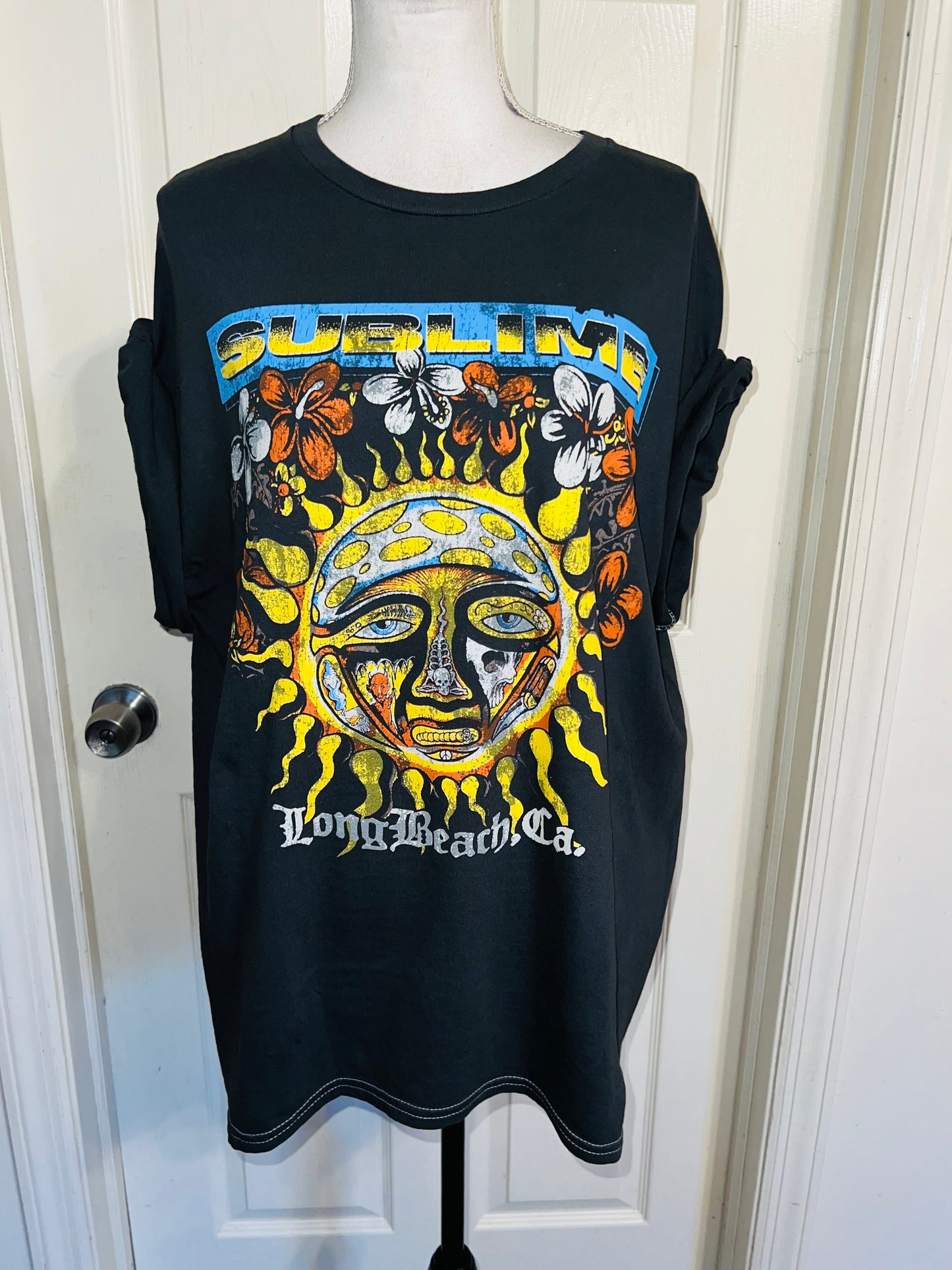 Sublime Double Sided Oversized Distressed Tee