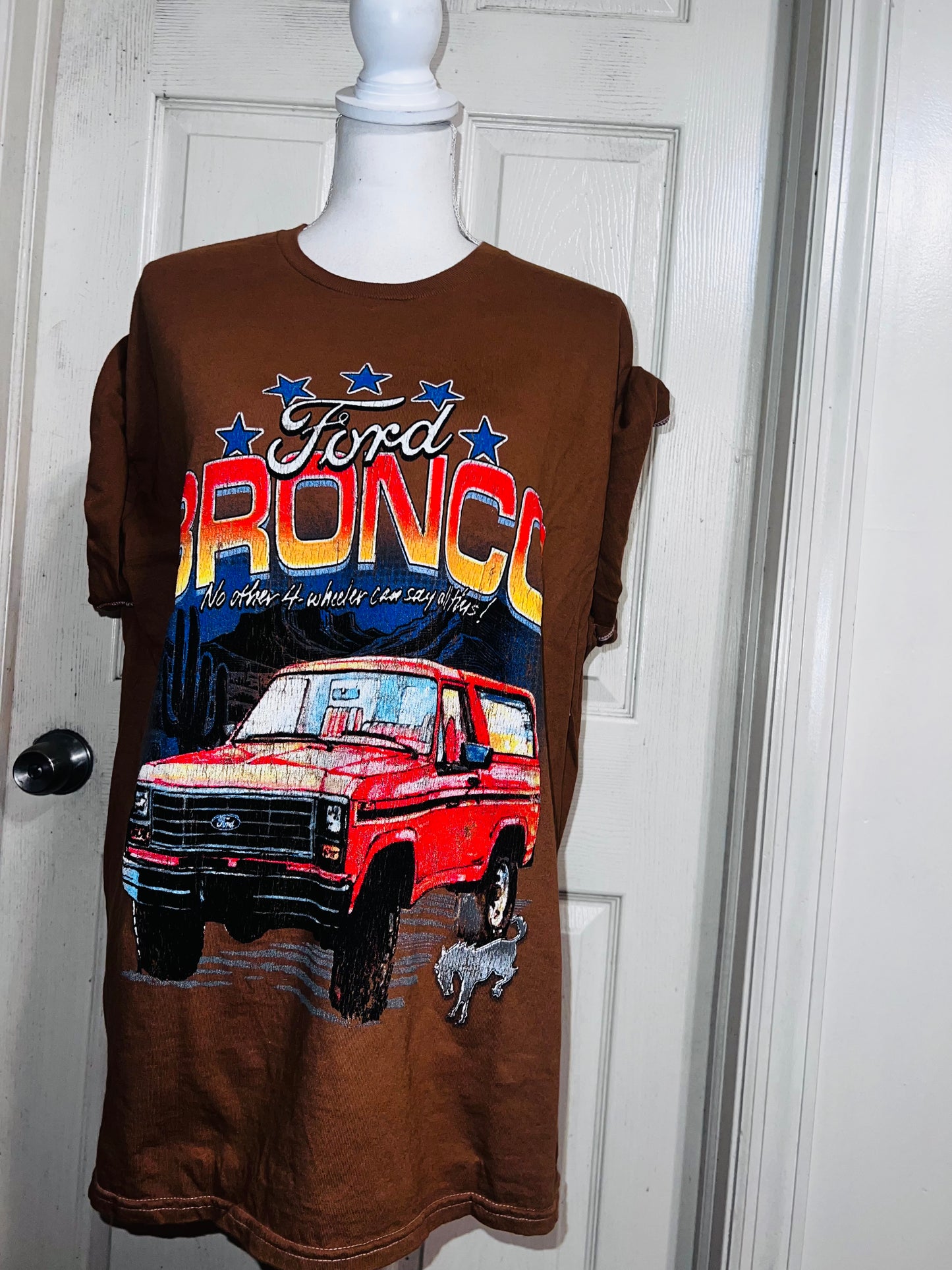 Ford Bronco Double Sided Oversized Distressed Tee