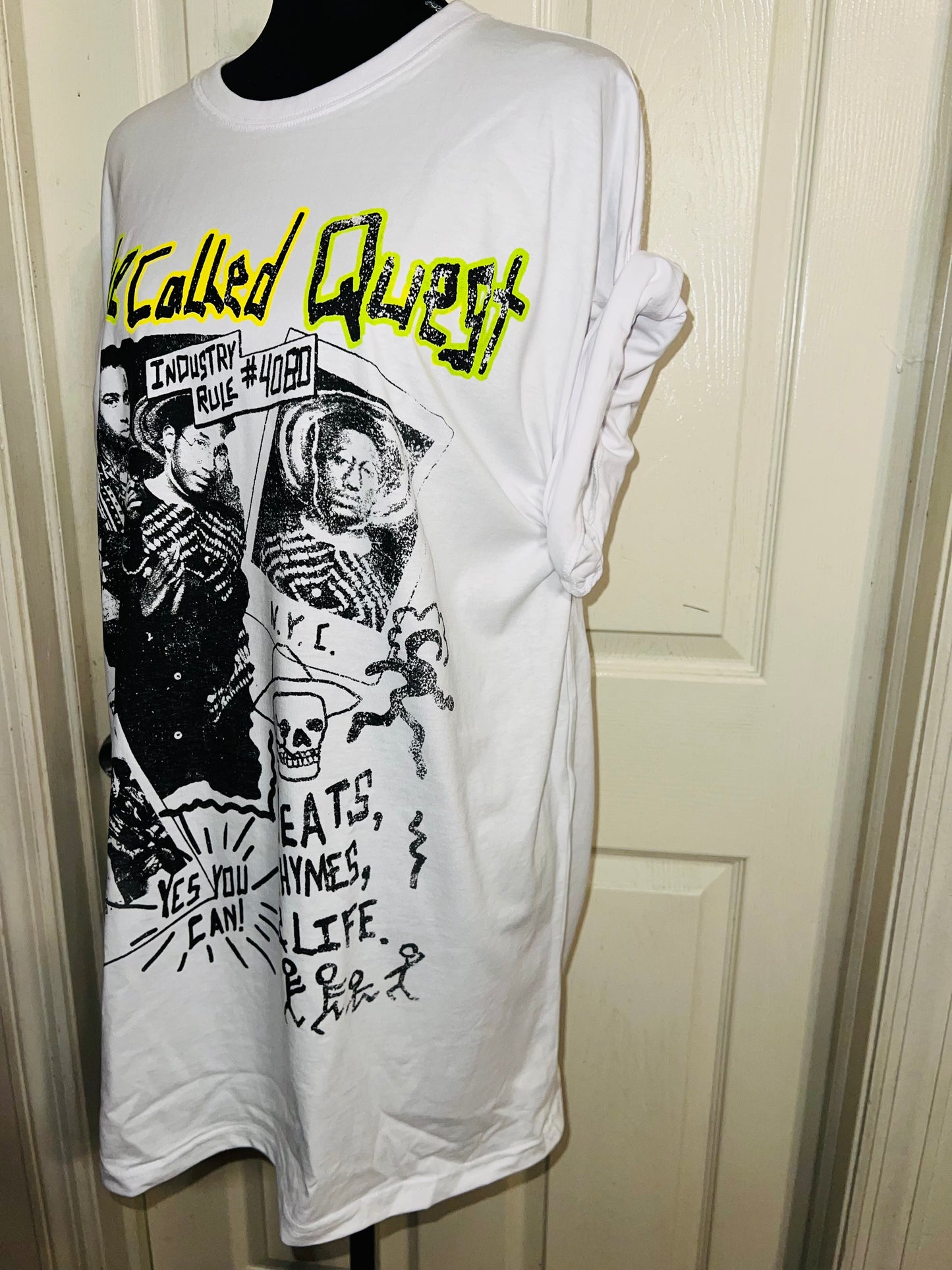 A Tribe Called Quest Oversized Distressed Tee