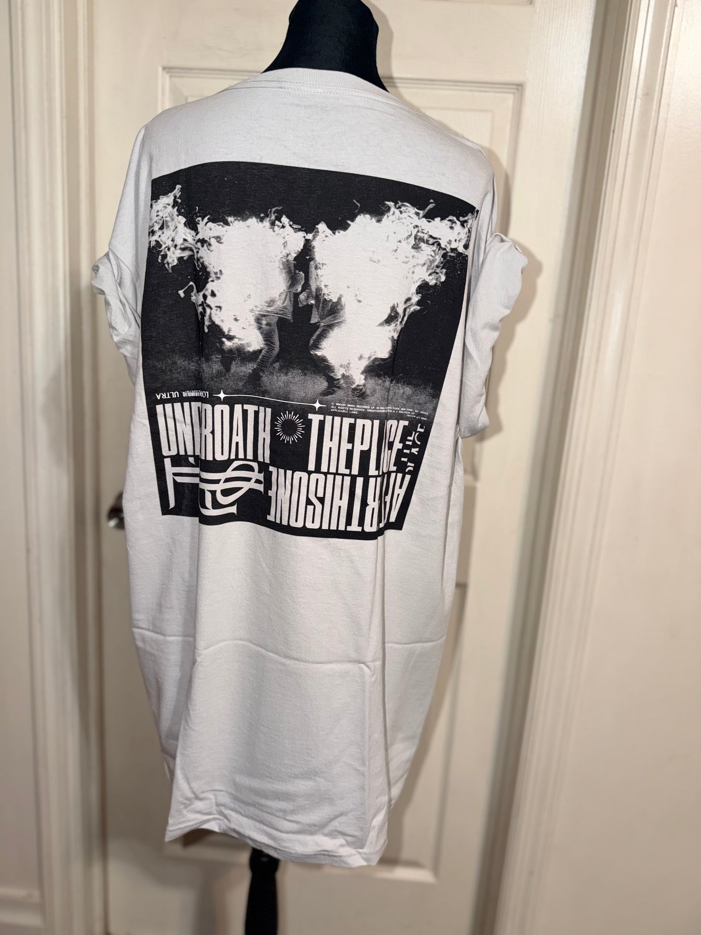 Underoath Double Sided Oversized Distressed Tee