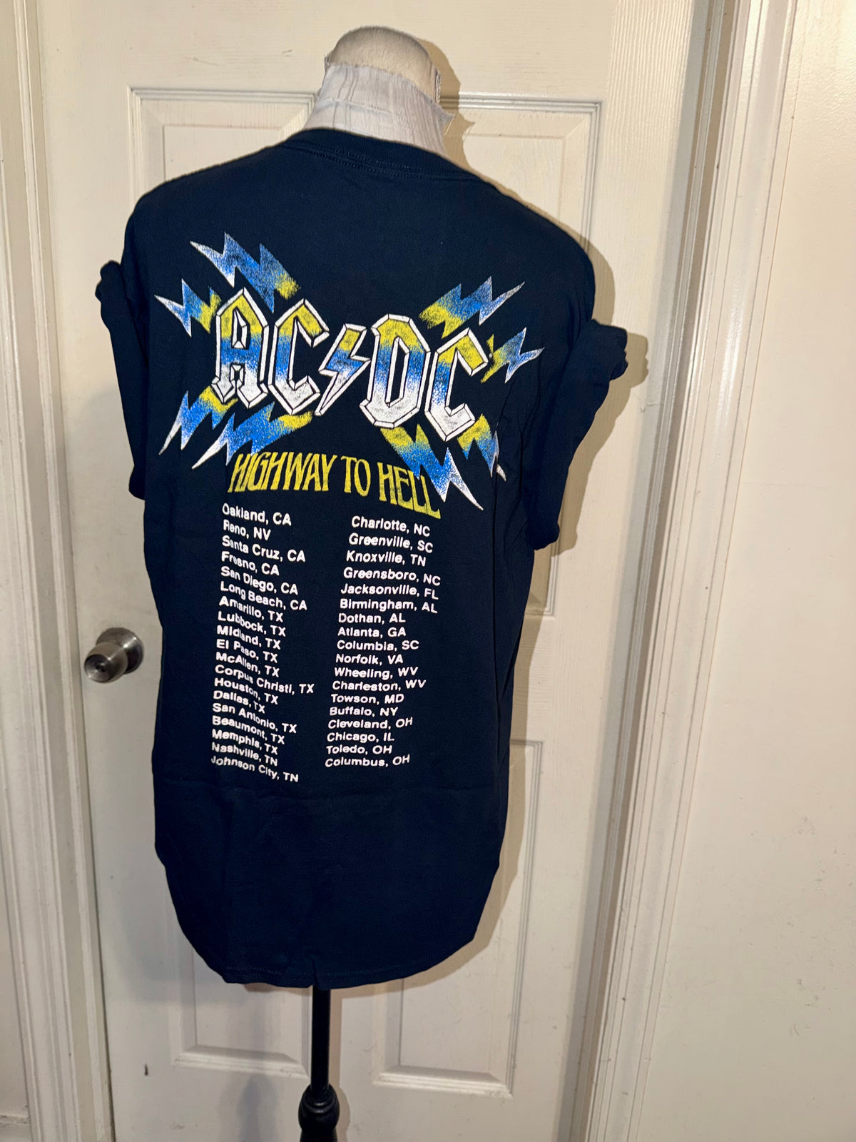AC/DC Double Sided Oversized Tee
