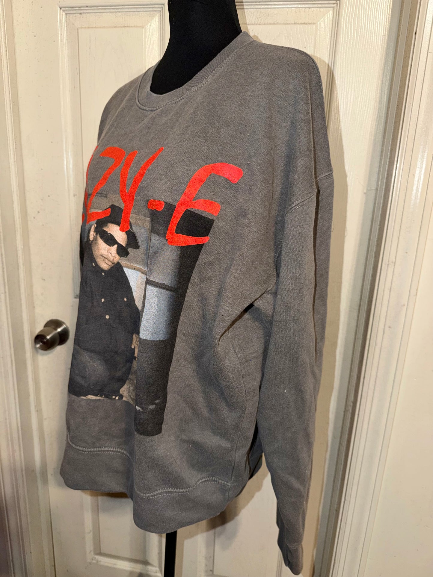 Eazy-E Oversized Distressed Sweatshirt