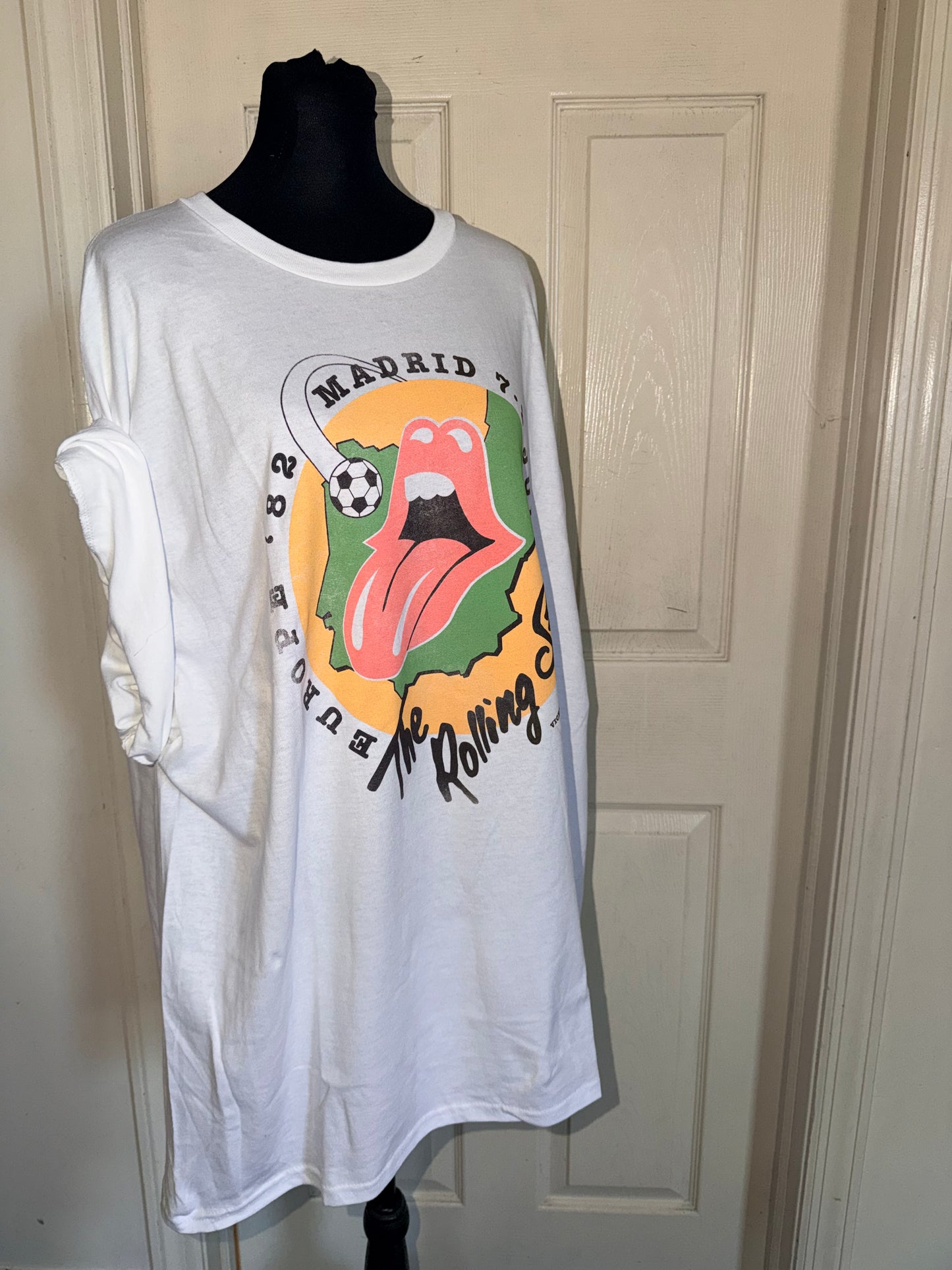 The Rolling Stones Oversized Distressed Tee