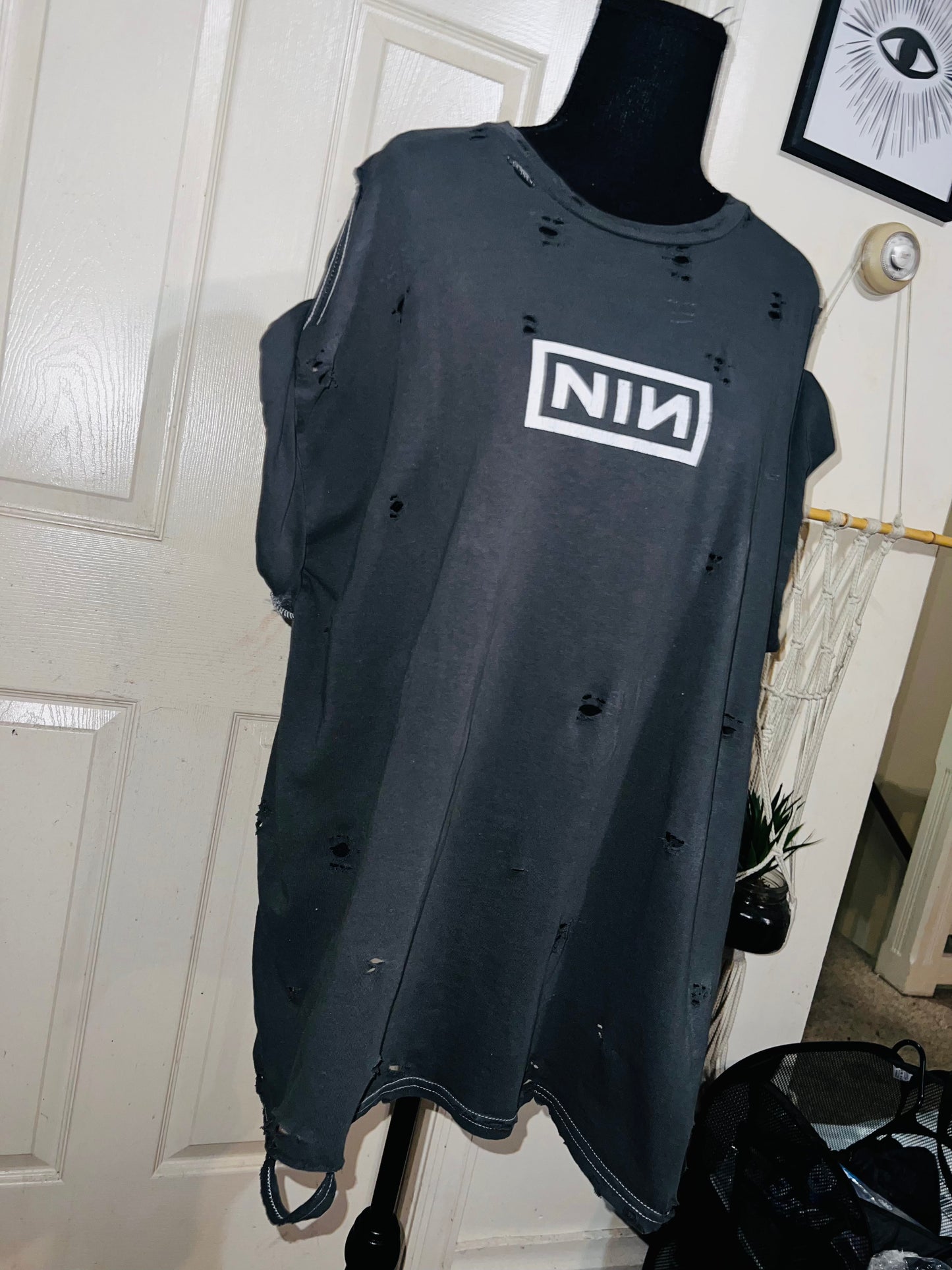 Nine Inch Nails Oversized Distressed Tee