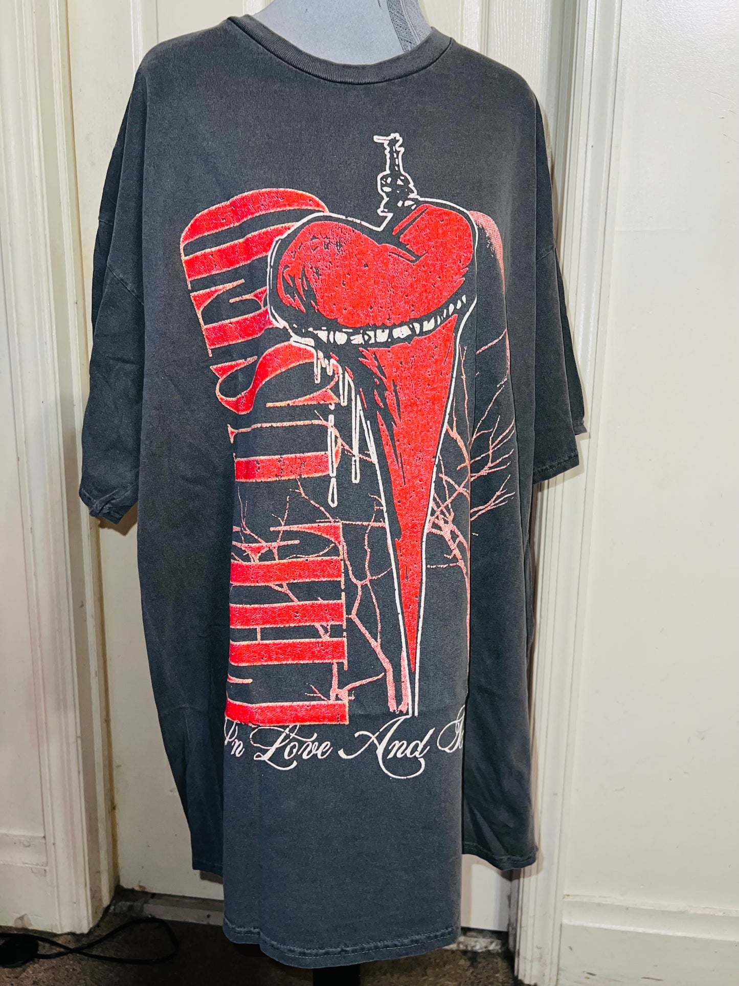 The Used Oversized Distressed Tee