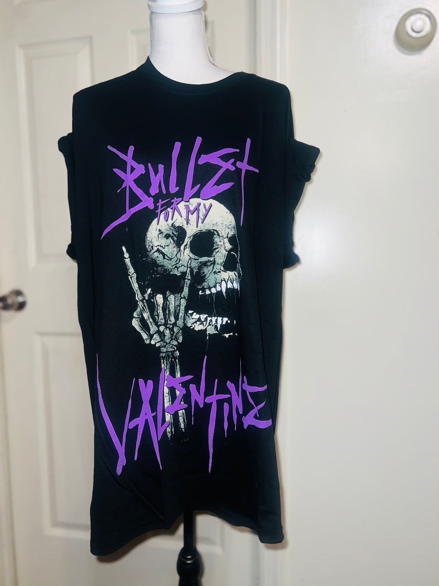 Bullet for my Valentine Oversized Distressed Tee