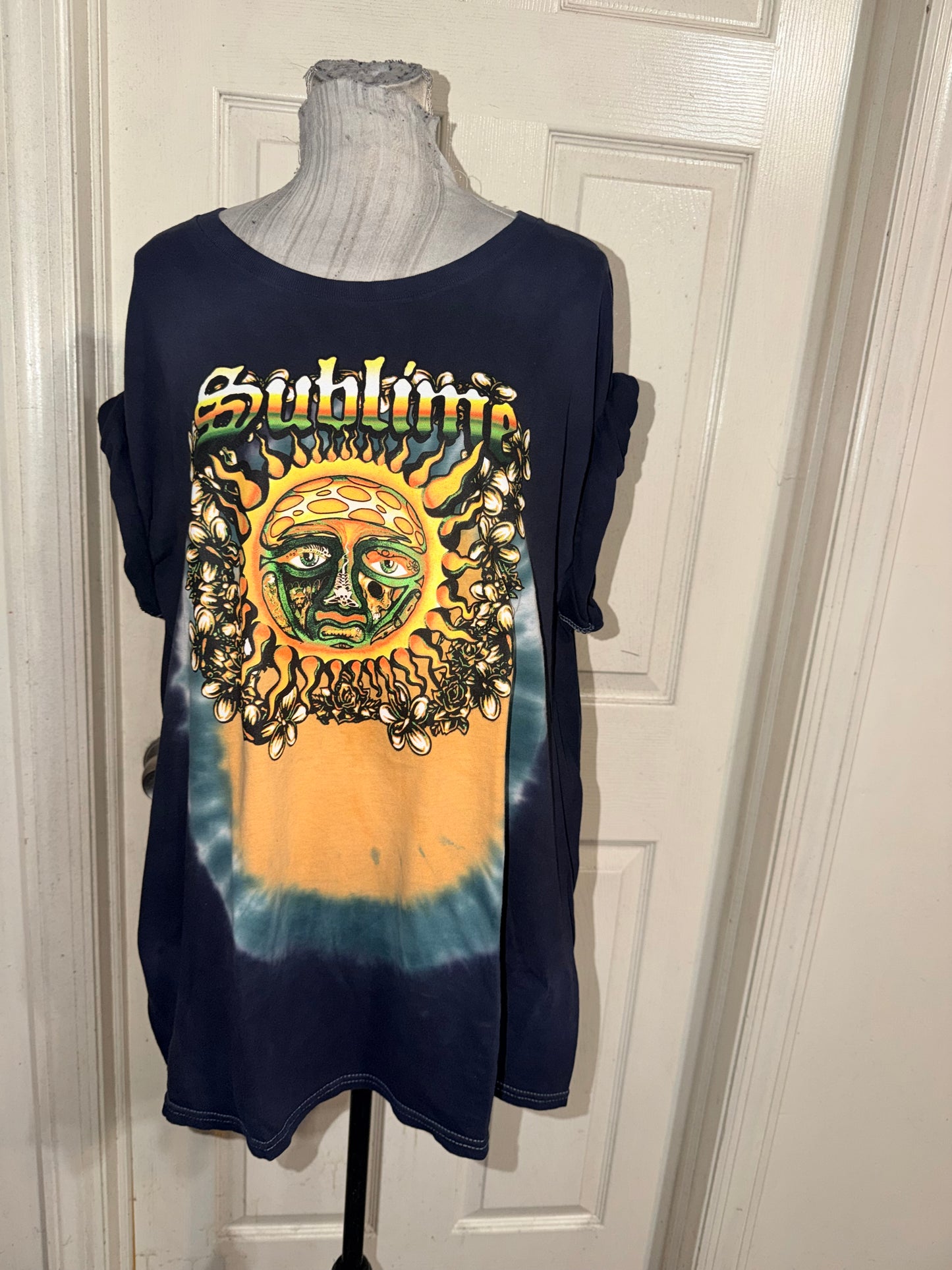 Sublime Double Sided Oversized Distressed Tee