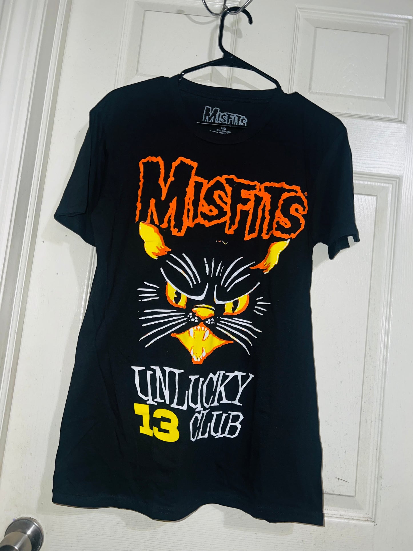 Misfits Unlucky 13 Club Oversized Distressed Tee