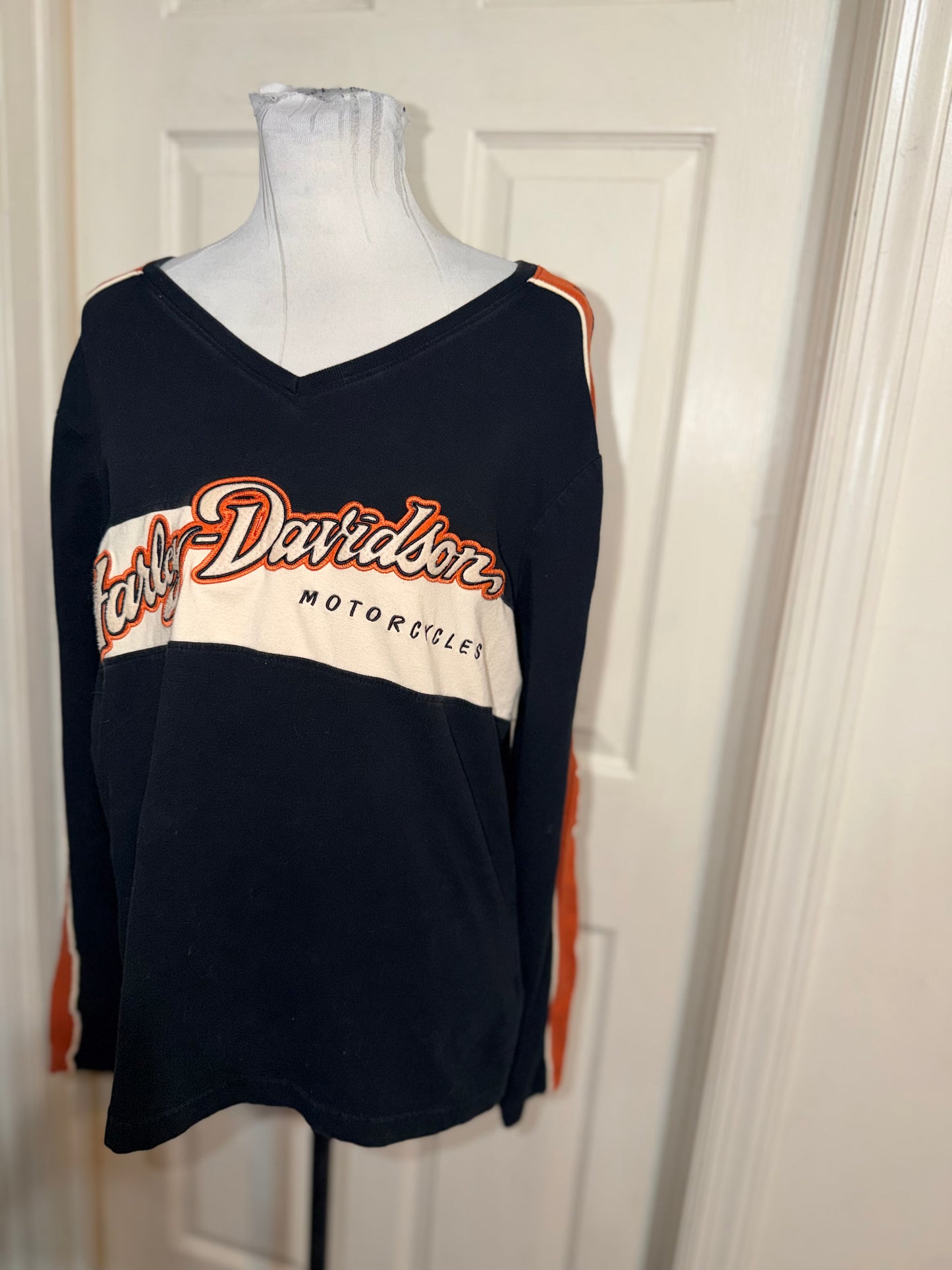 Harley Davidson Double Sided Oversized Long Sleeve Jersey Shirt