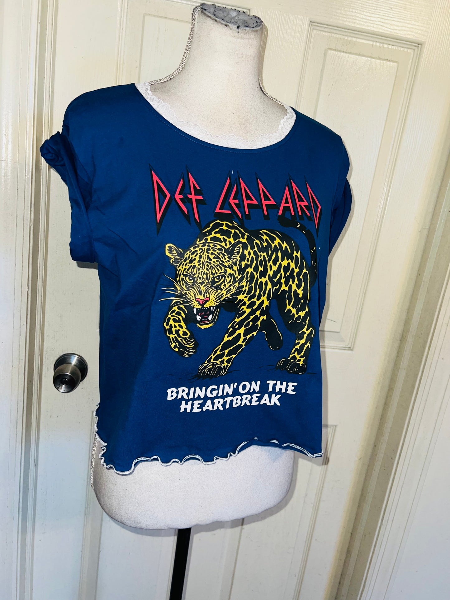 Def Leppard Distressed Baby Tee