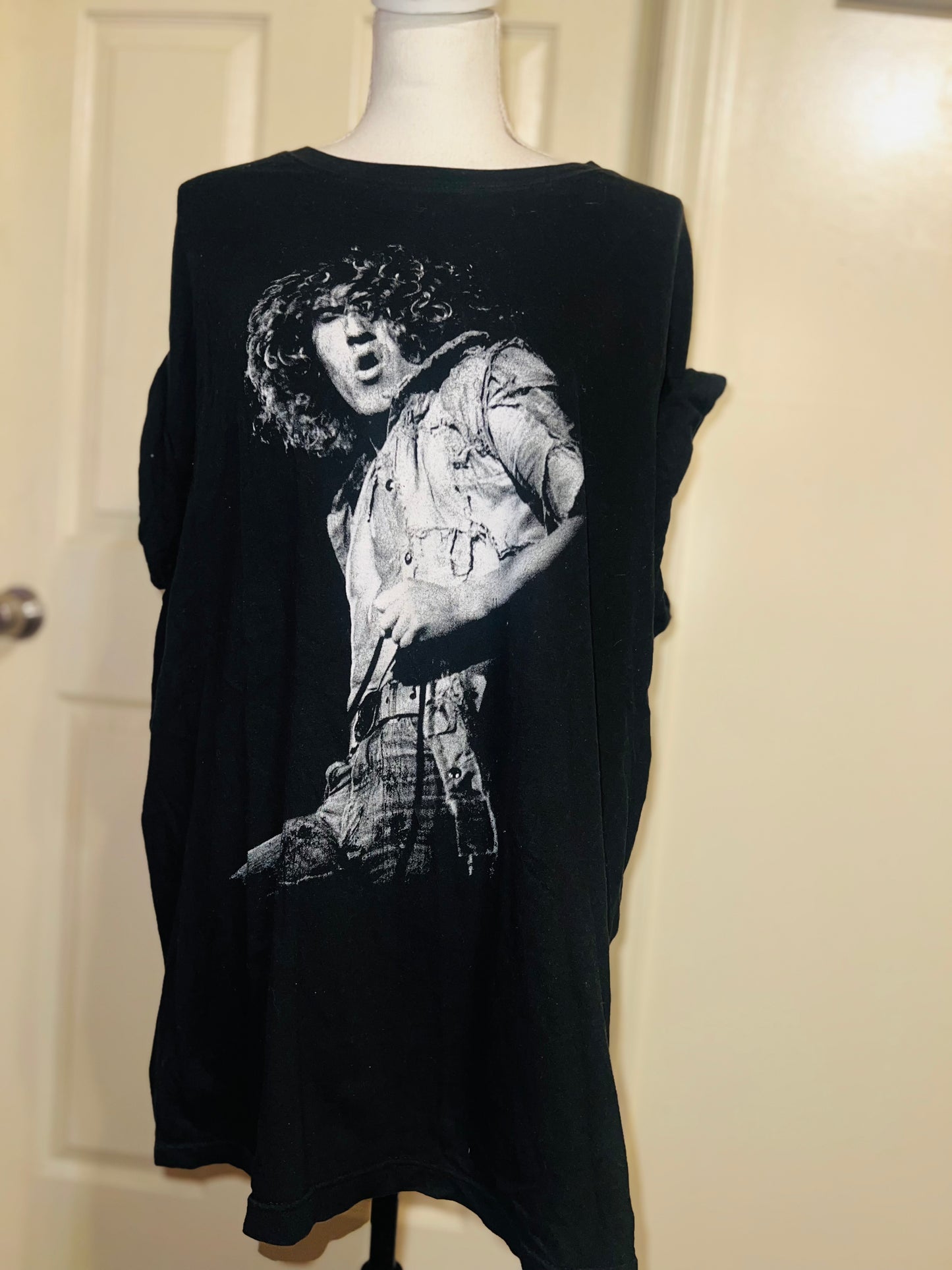 Roger Daltrey Double Sided Oversized Distressed Vintage Tee