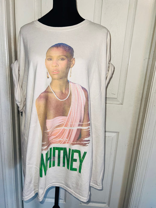 Whitney Oversized Distreased Tee