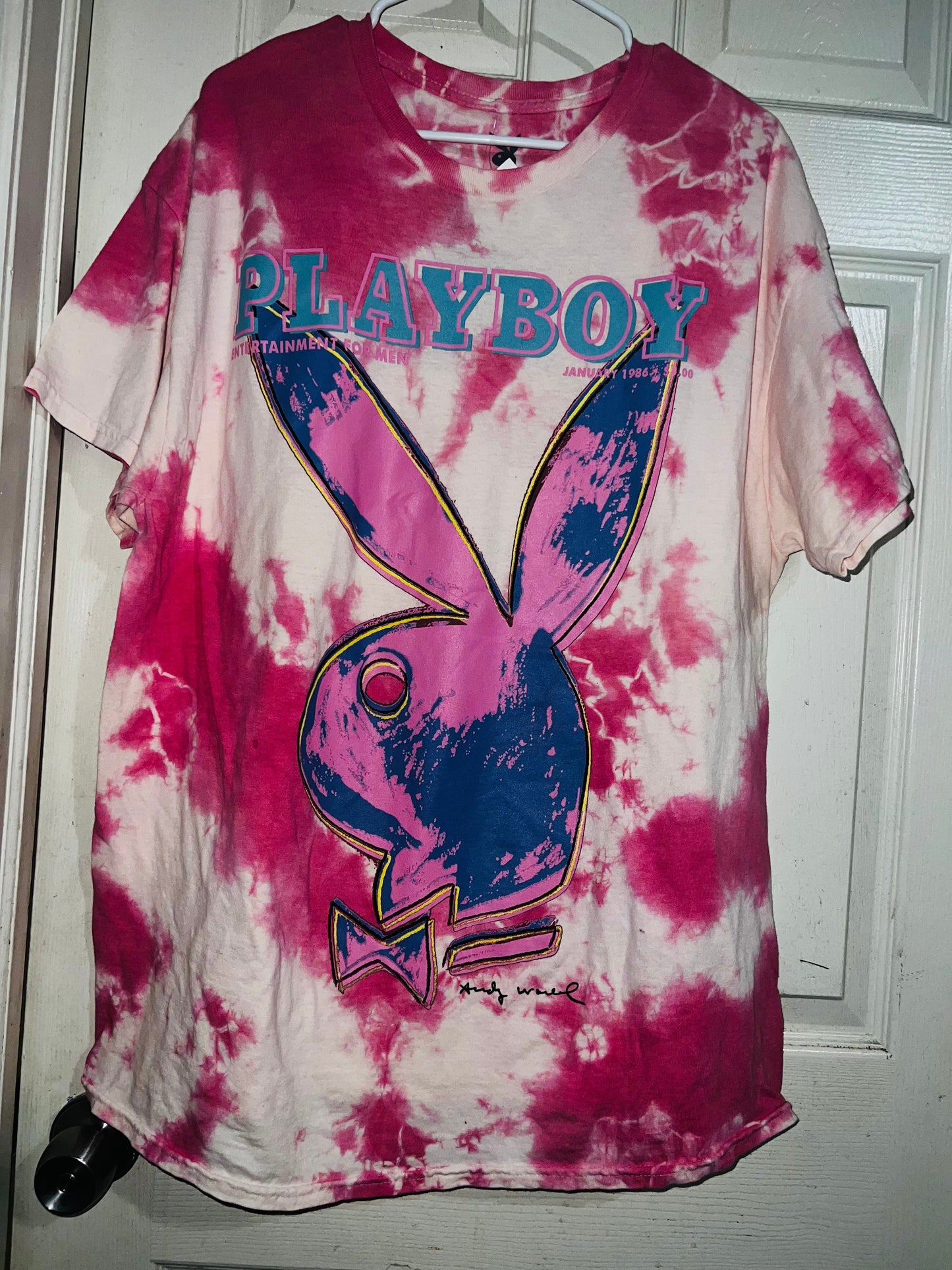 Playboy Andy Warhol Tie Dye Oversized Tee