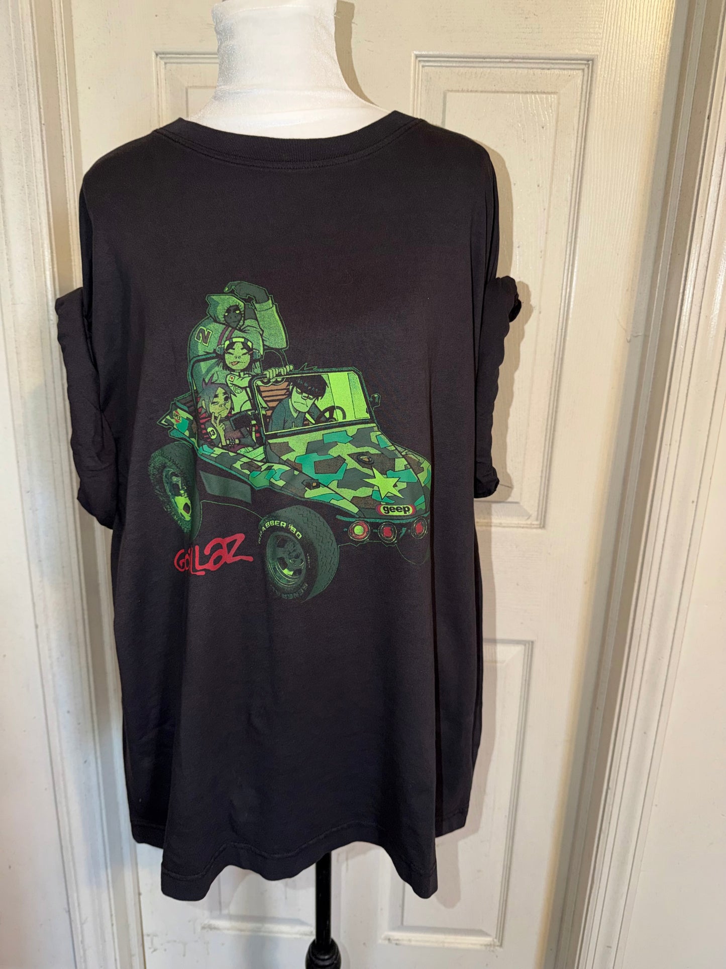 Gorillaz Oversized Distressed Tee