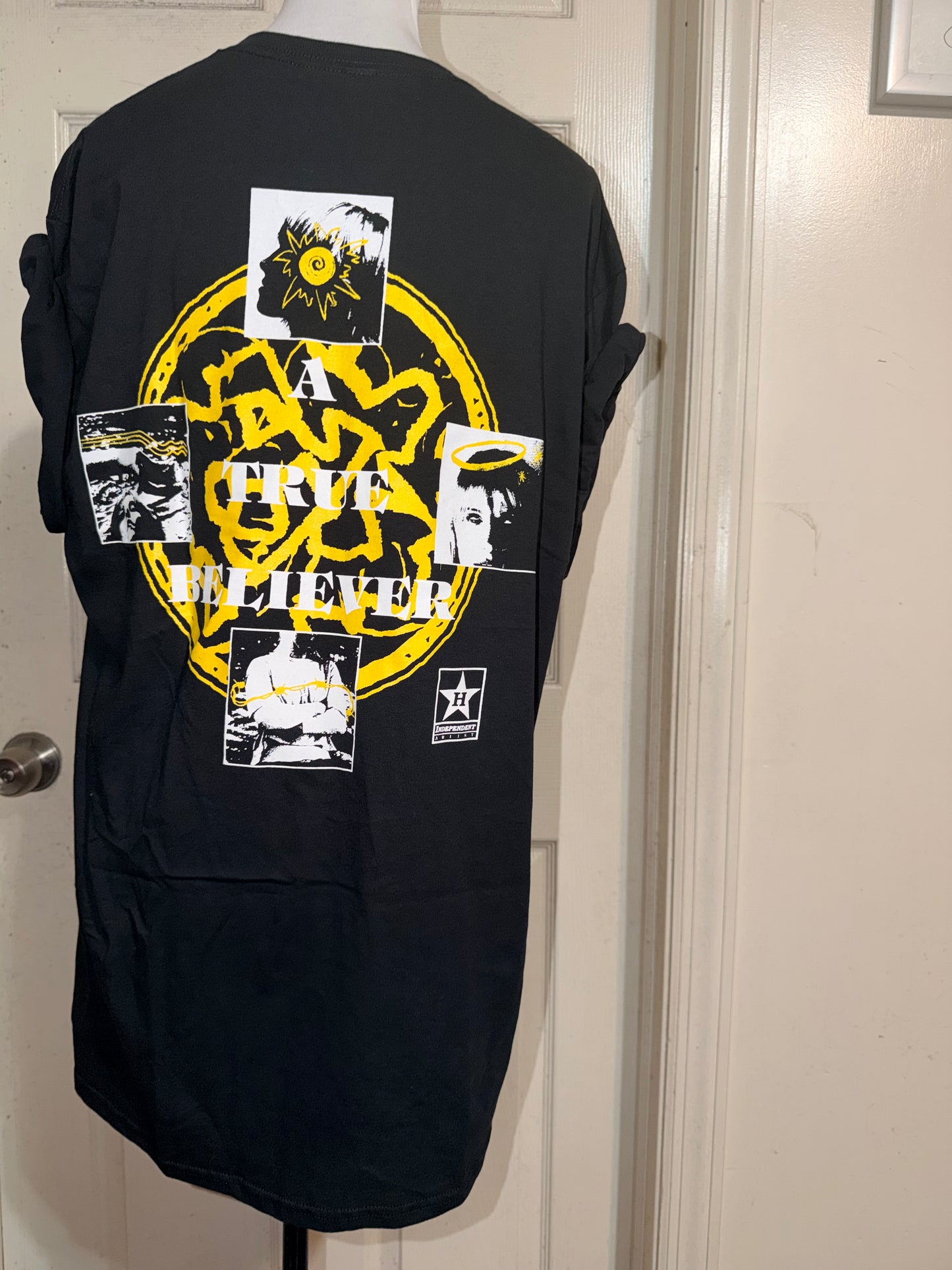 Hayley Williams Double Sided Oversized Distressed Tee