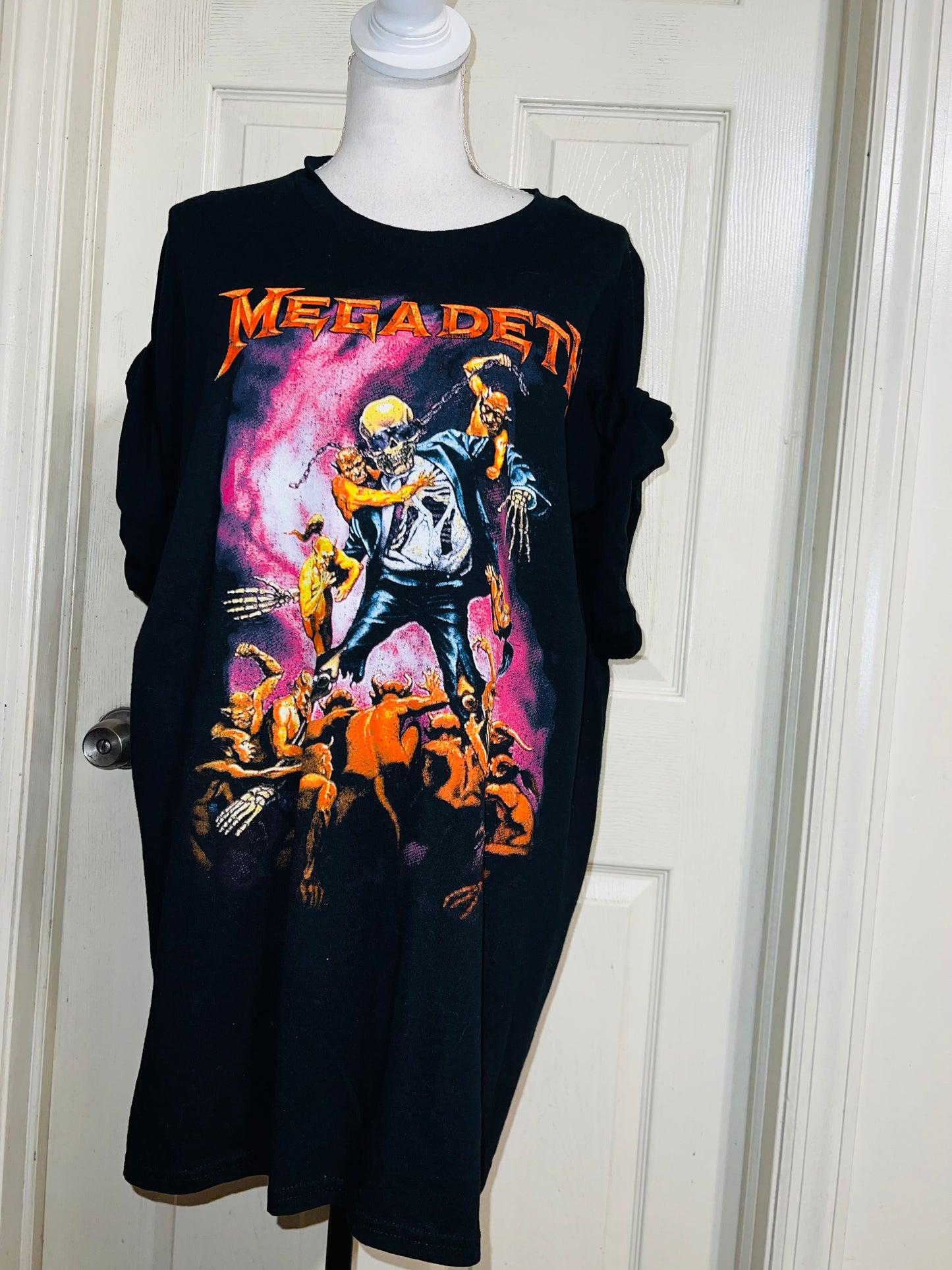 Megadeath Oversized Distressed Tee