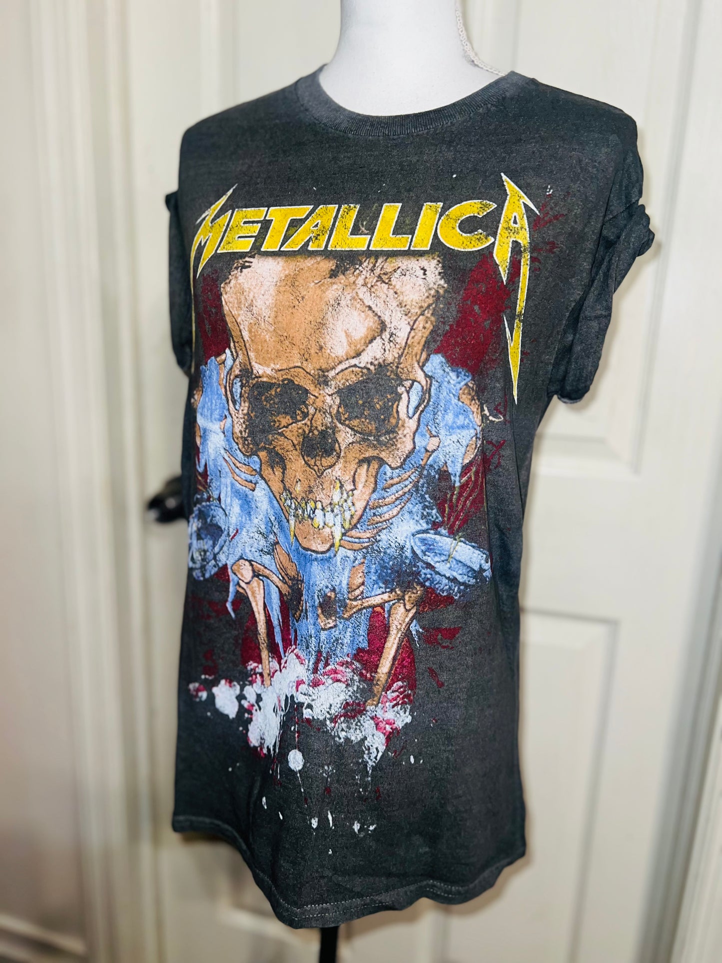 Metallica Oversized Distressed Tee