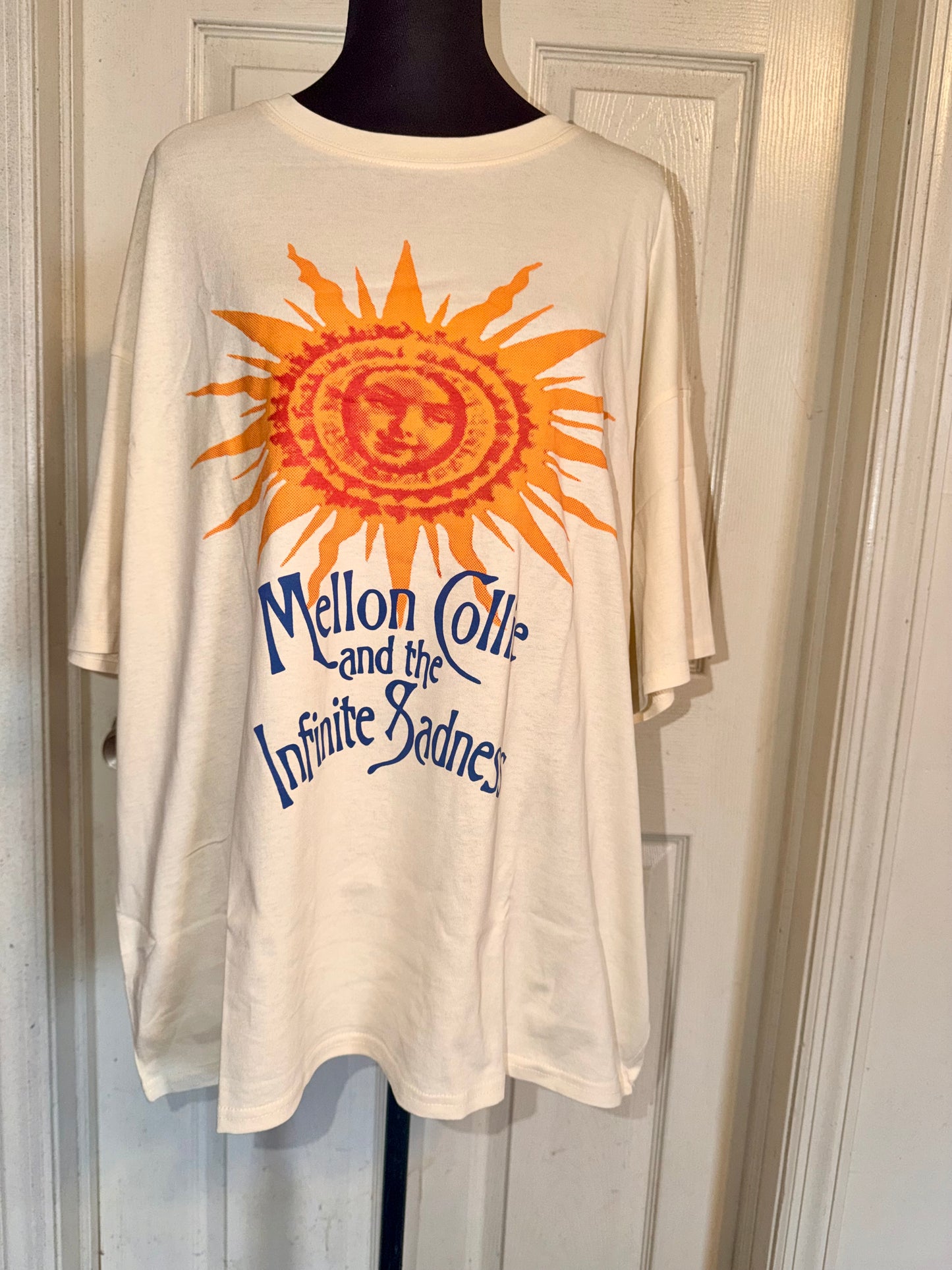 The Smashing Pumpkins Oversized Distressed Tee