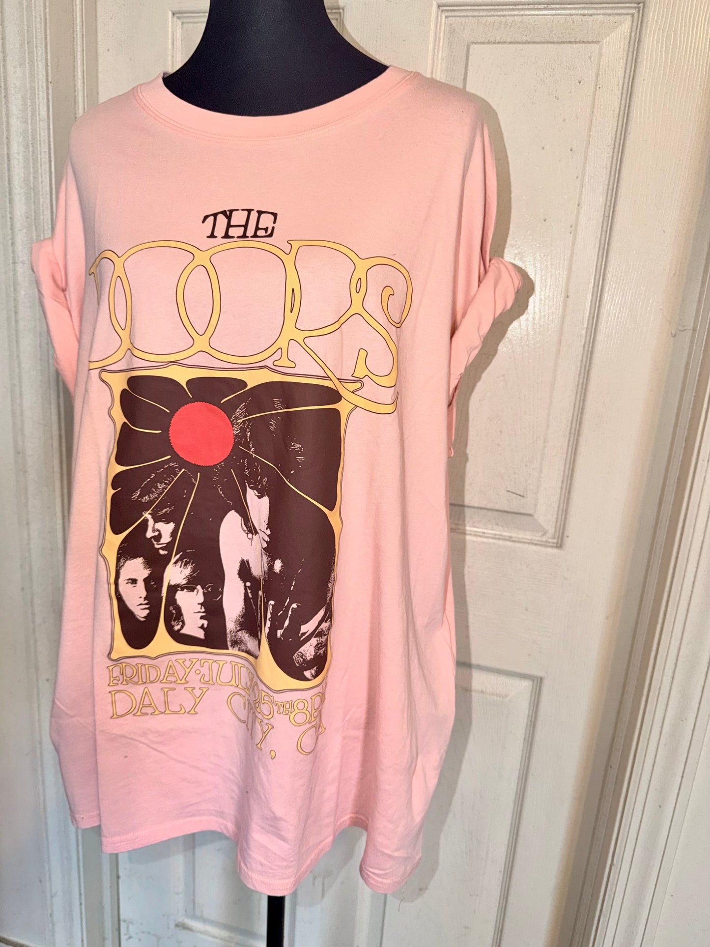 The Doors Oversized Distressed Tee