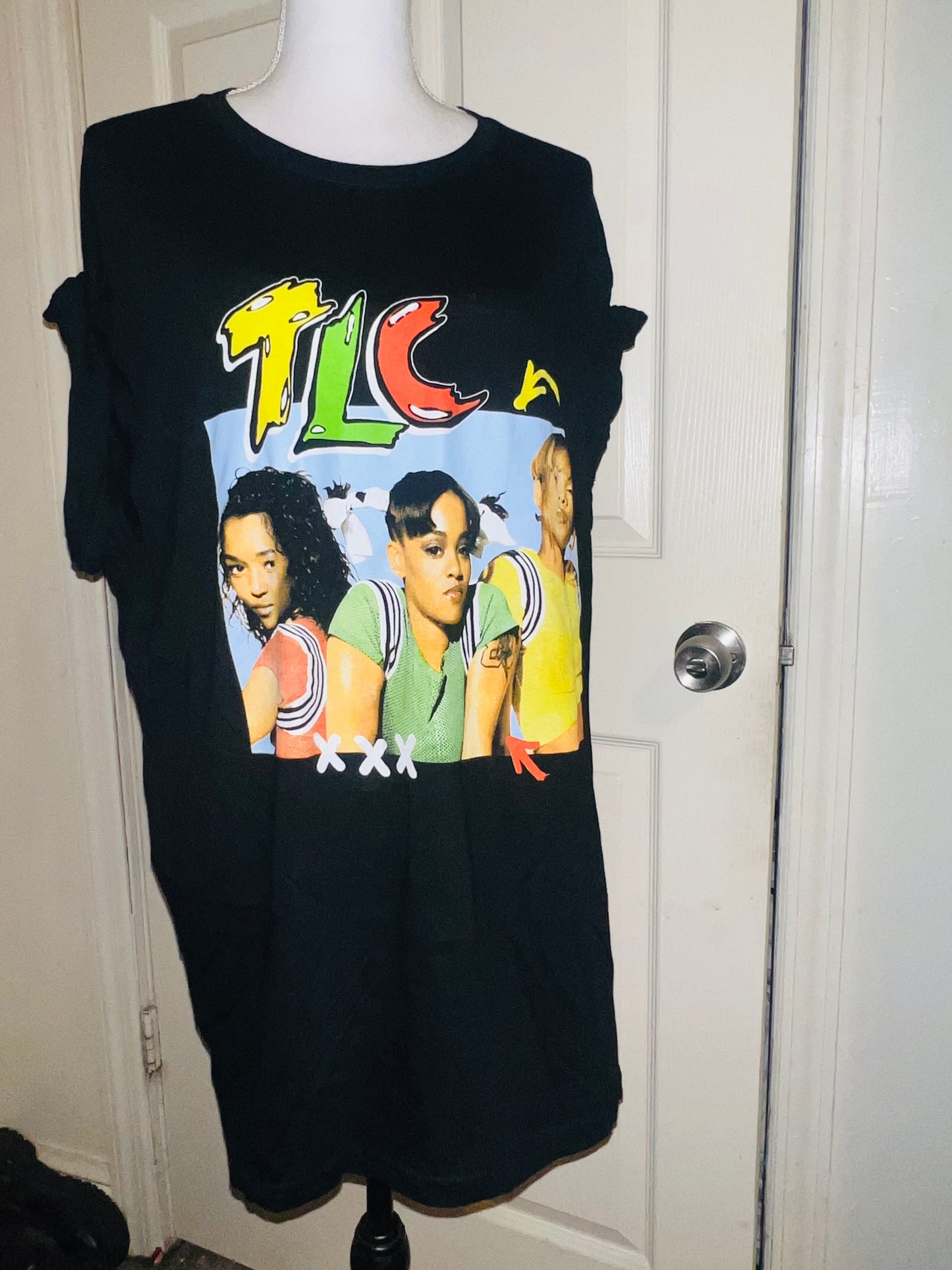 TLC Oversized Distressed Tee