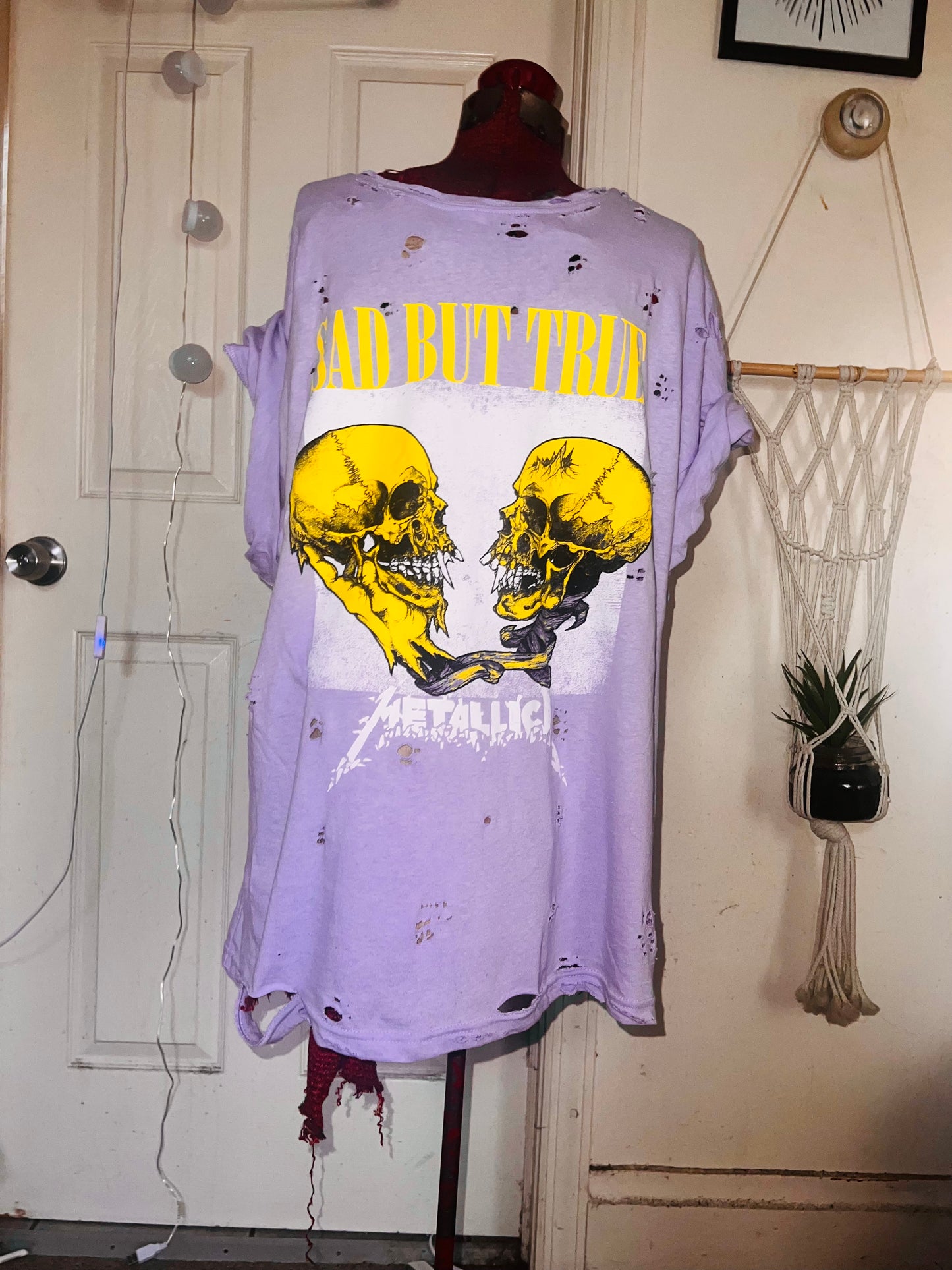 Metallica Oversized Distressed Tee