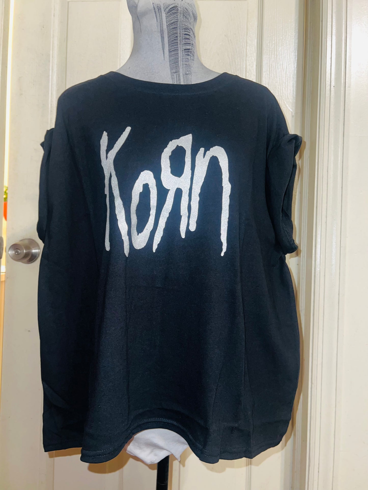 Korn Oversized Distressed Tee