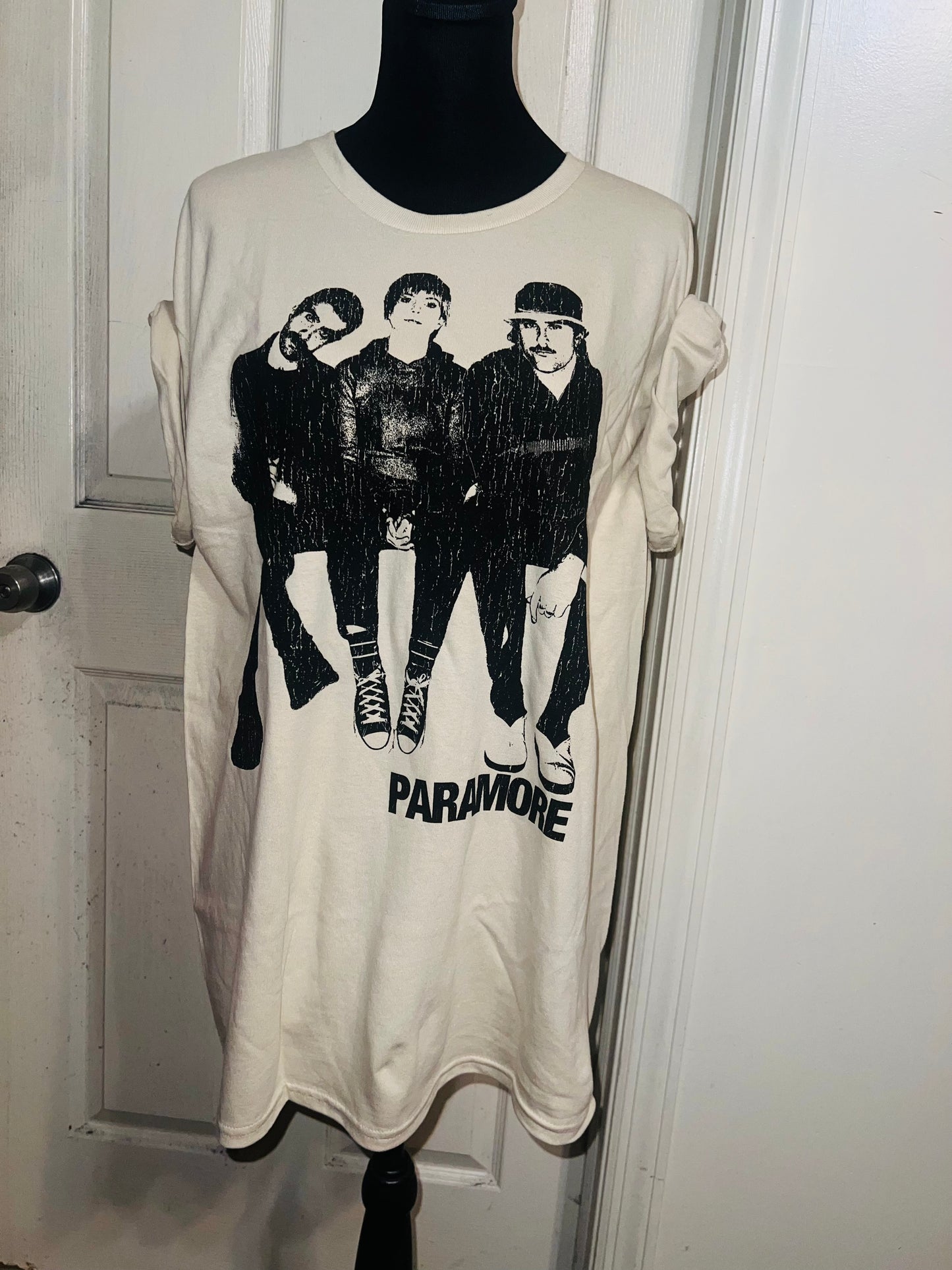 Paramore Oversized Distressed Tee