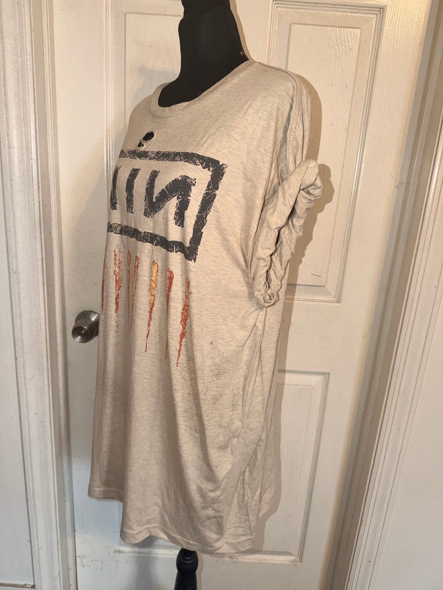 Nine Inch Nails Oversized Distressed Tee
