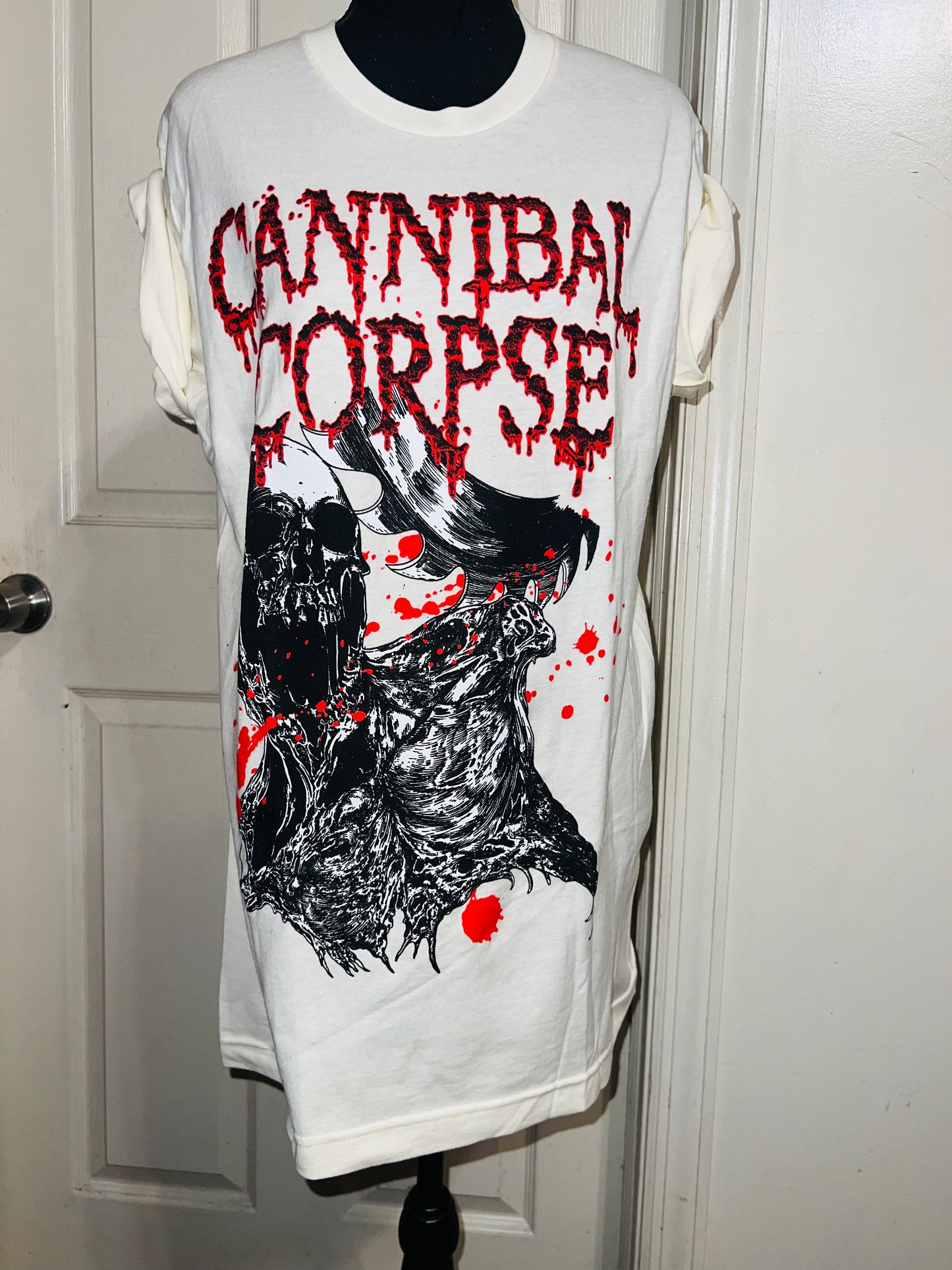 Cannibal Corpse Oversized Distressed Tee