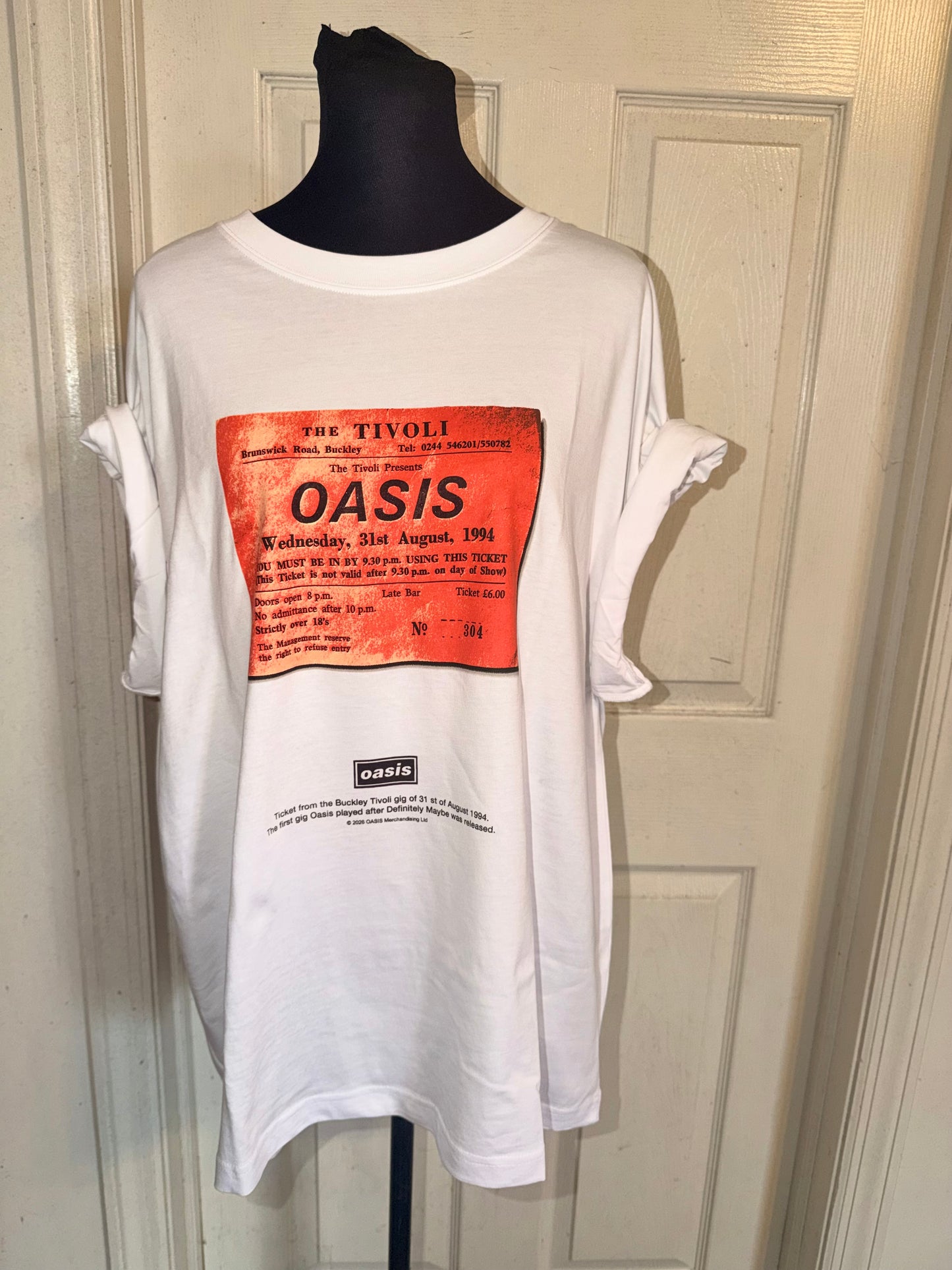 Oasis Oversized Distressed Tee