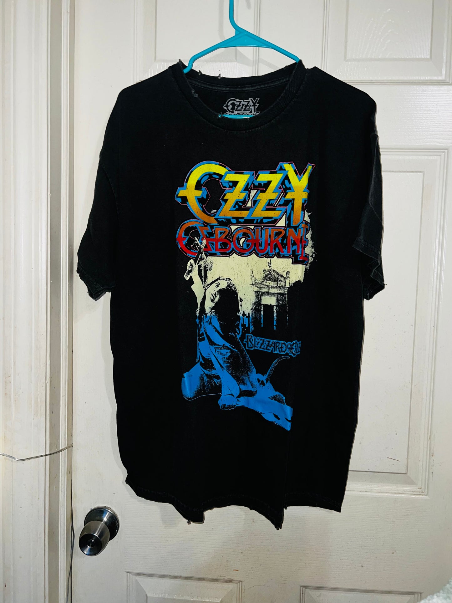 Ozzy Osbourne Oversized Distressed Tee