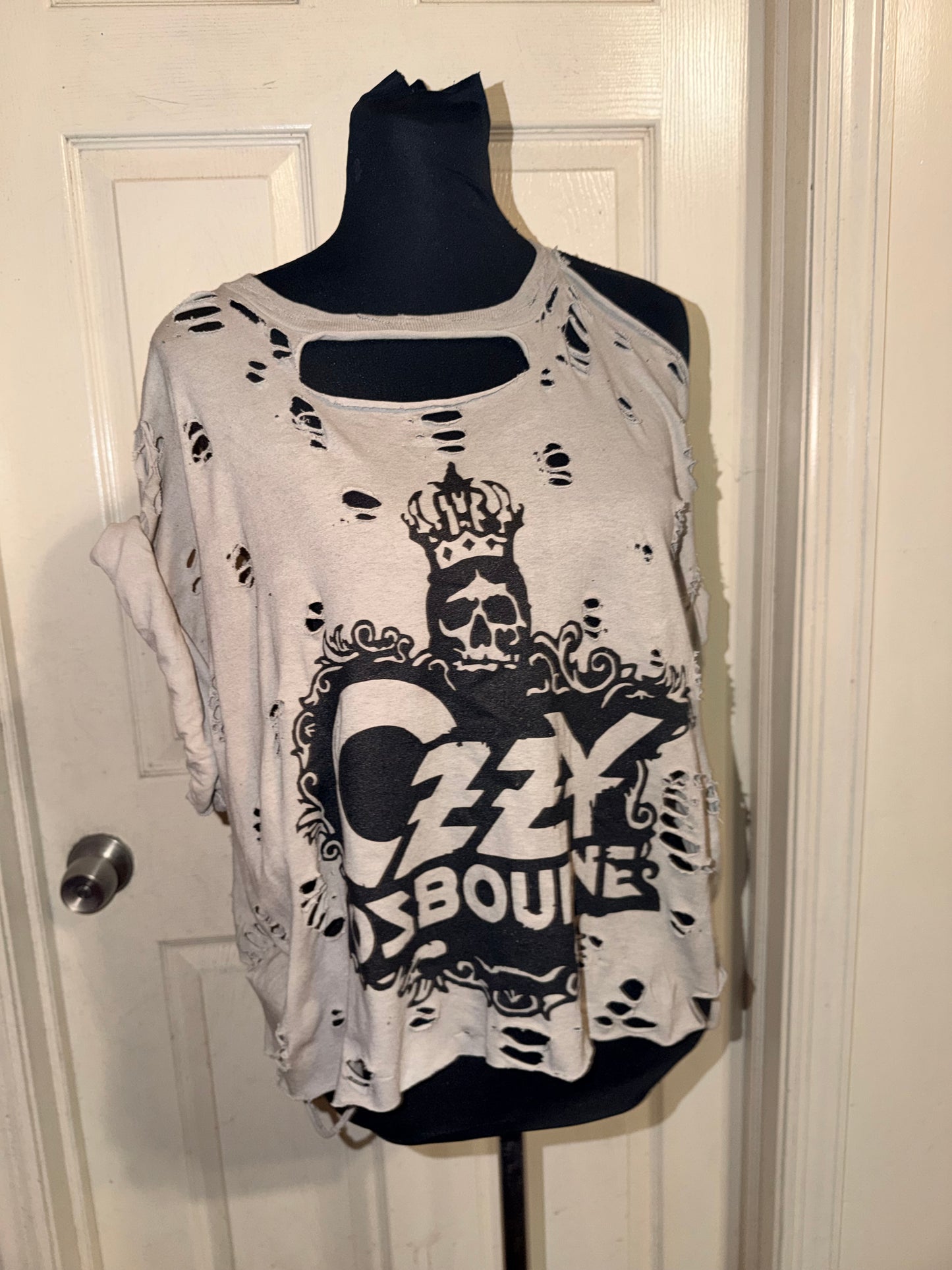 Ozzy Osbourne Oversized Distressed Tee (As Is)