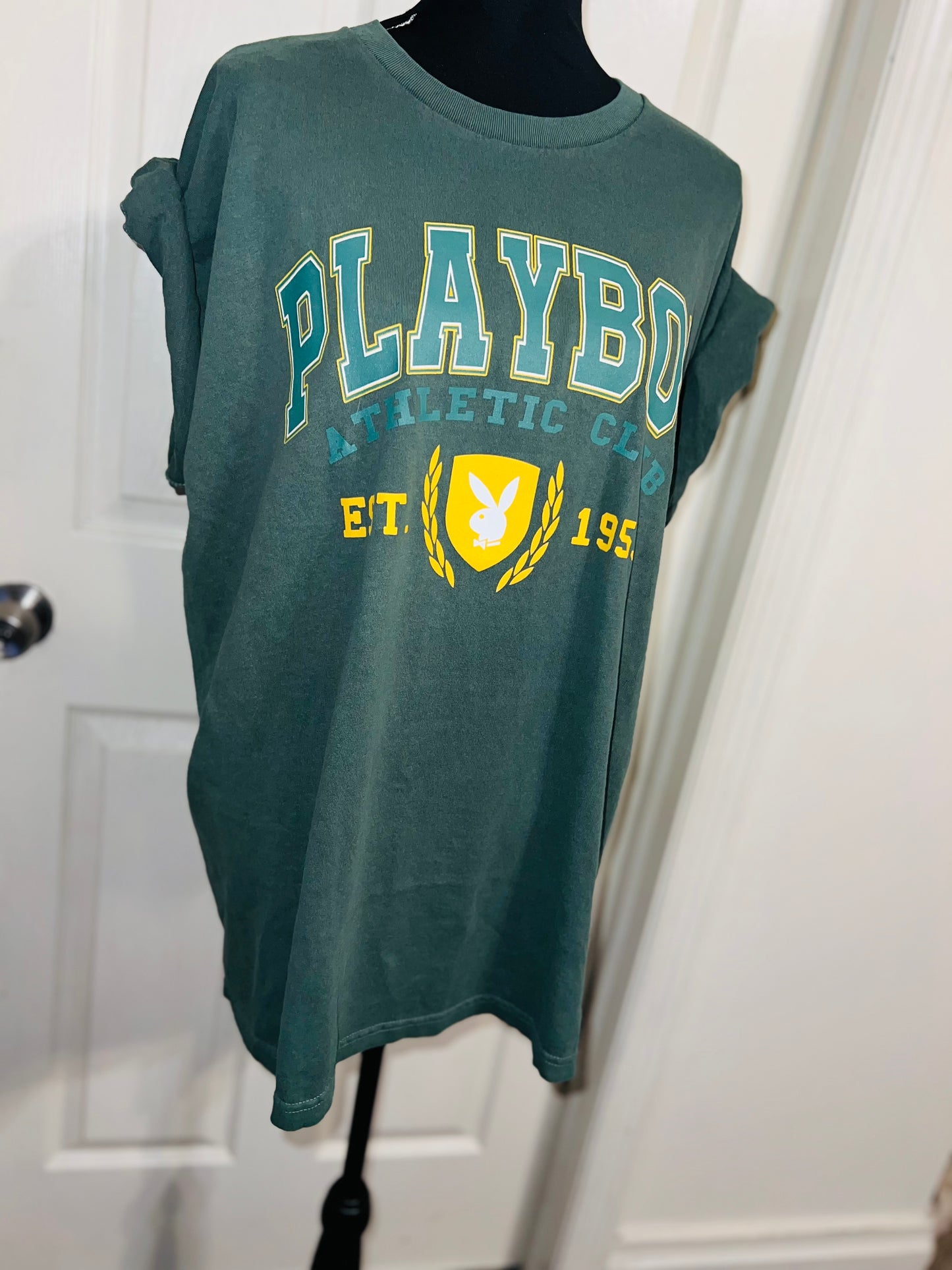 Playboy Oversized Distressed Tee