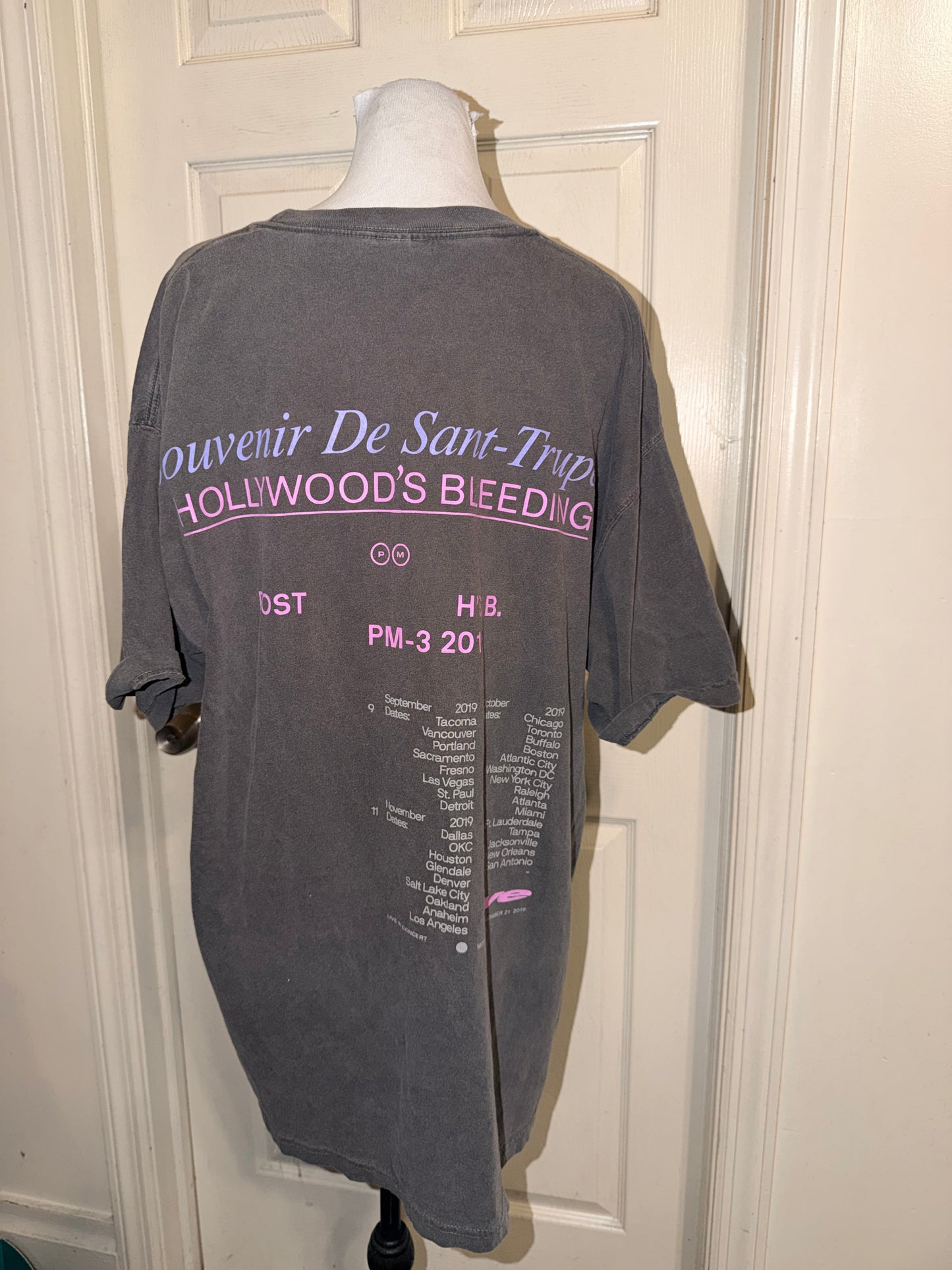 Post Malone Double Sided Oversized Tee