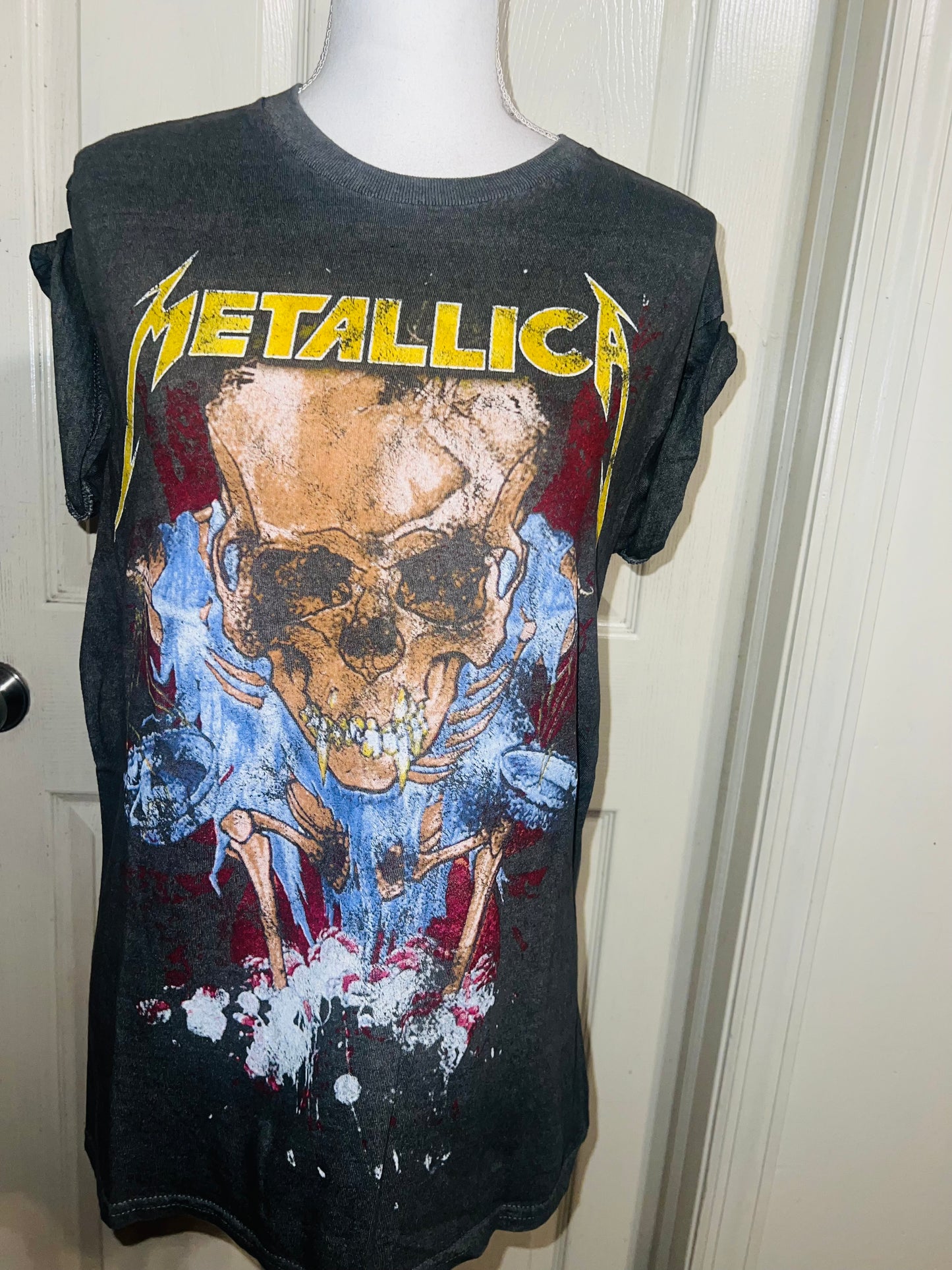 Metallica Oversized Distressed Tee