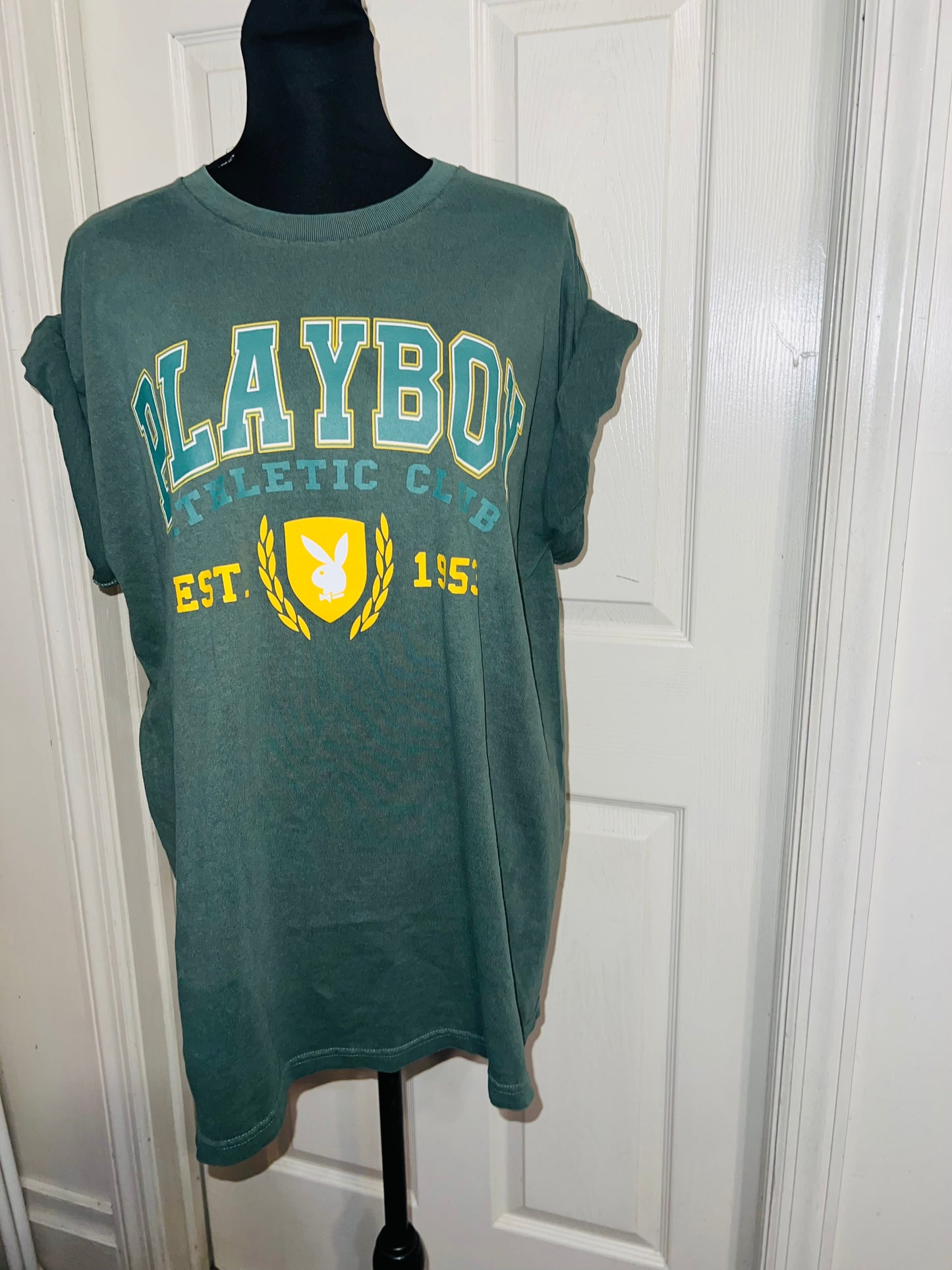 Playboy Oversized Distressed Tee
