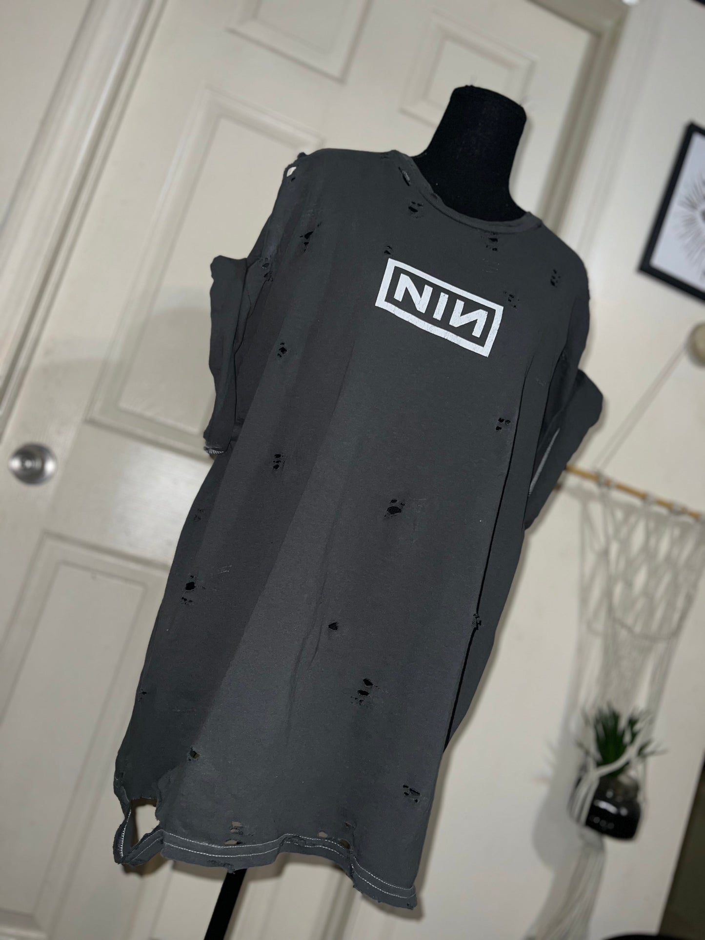 Nine Inch Nails Oversized Distressed Tee