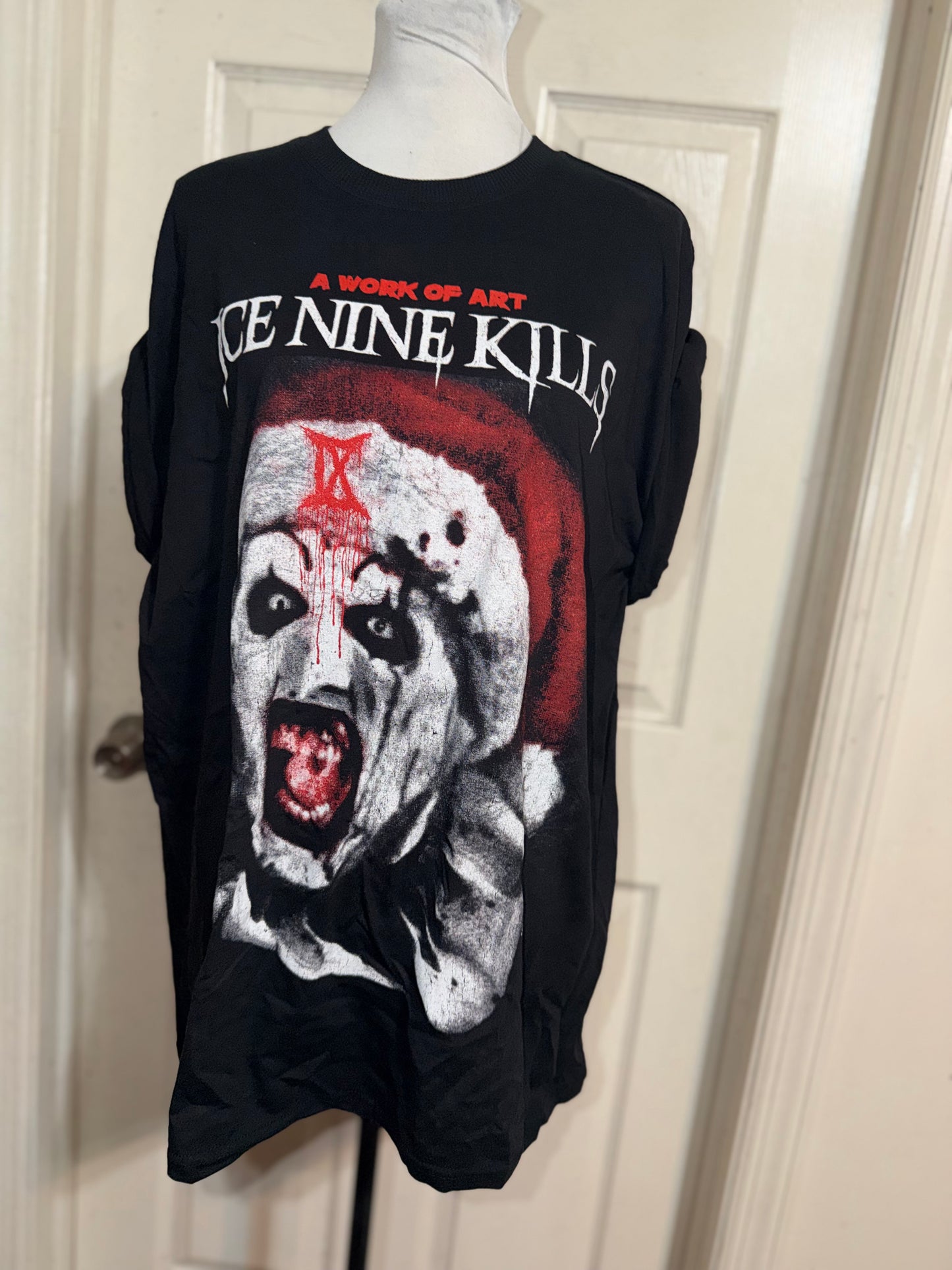 Ice Nine Kills Oversized Distressed Tee