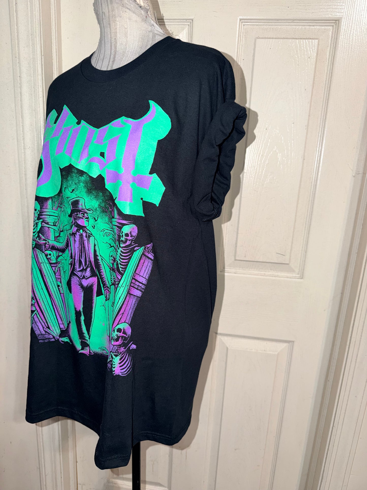 Ghost Oversized Distressed Tee
