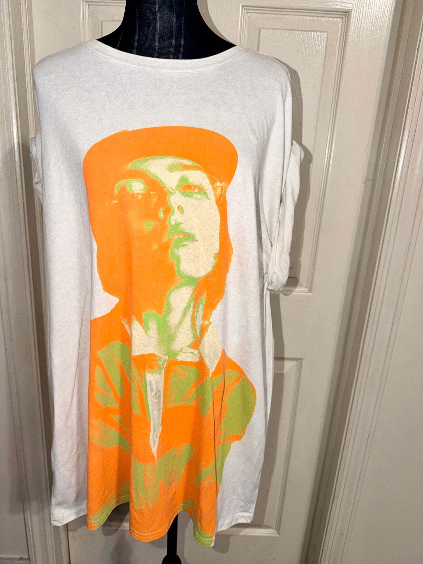 Billie Eilish Double Sided Oversized Distressed Tee