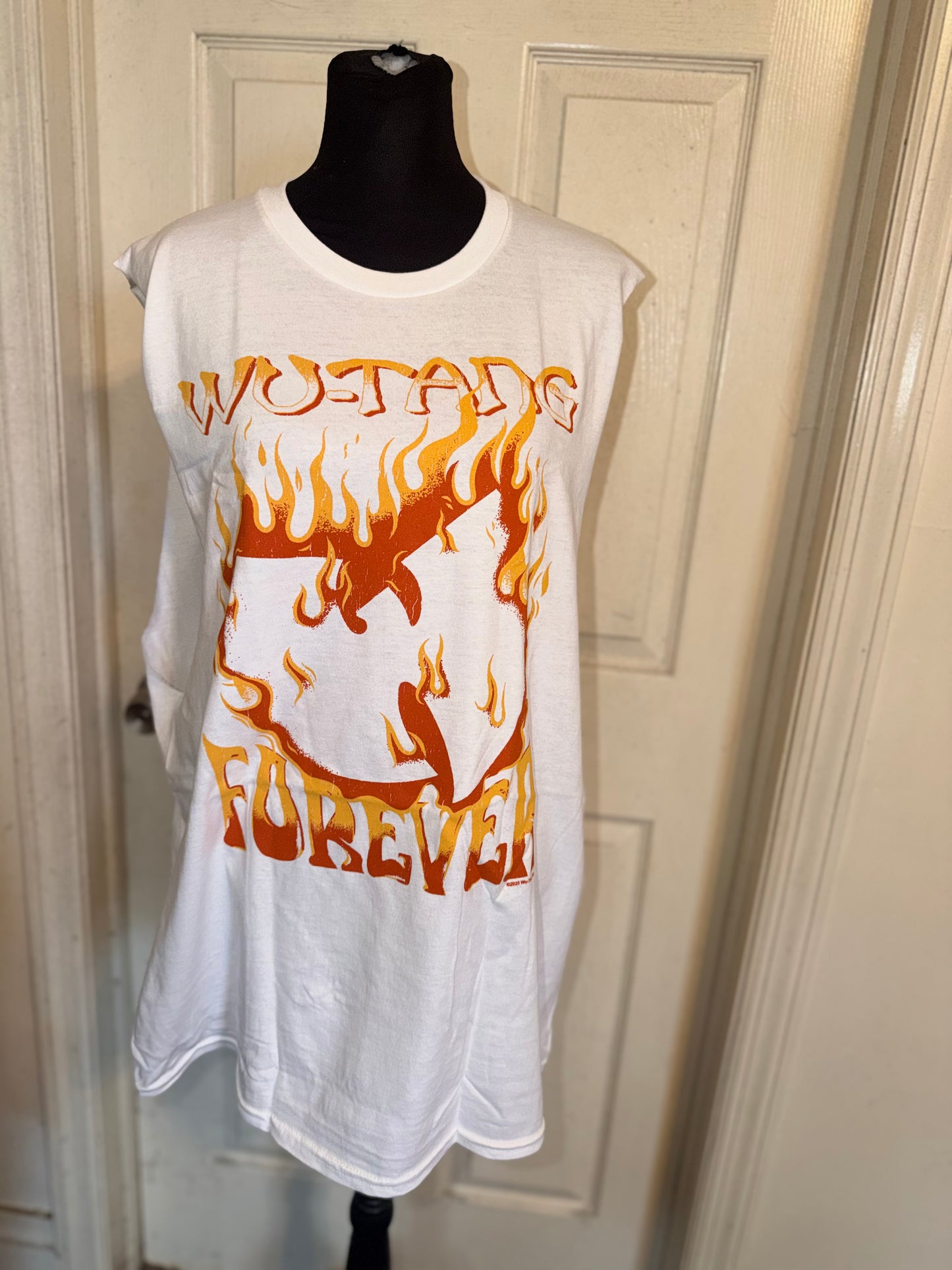 Wu-Tang Clan Double Sided Oversized Distressed Tank